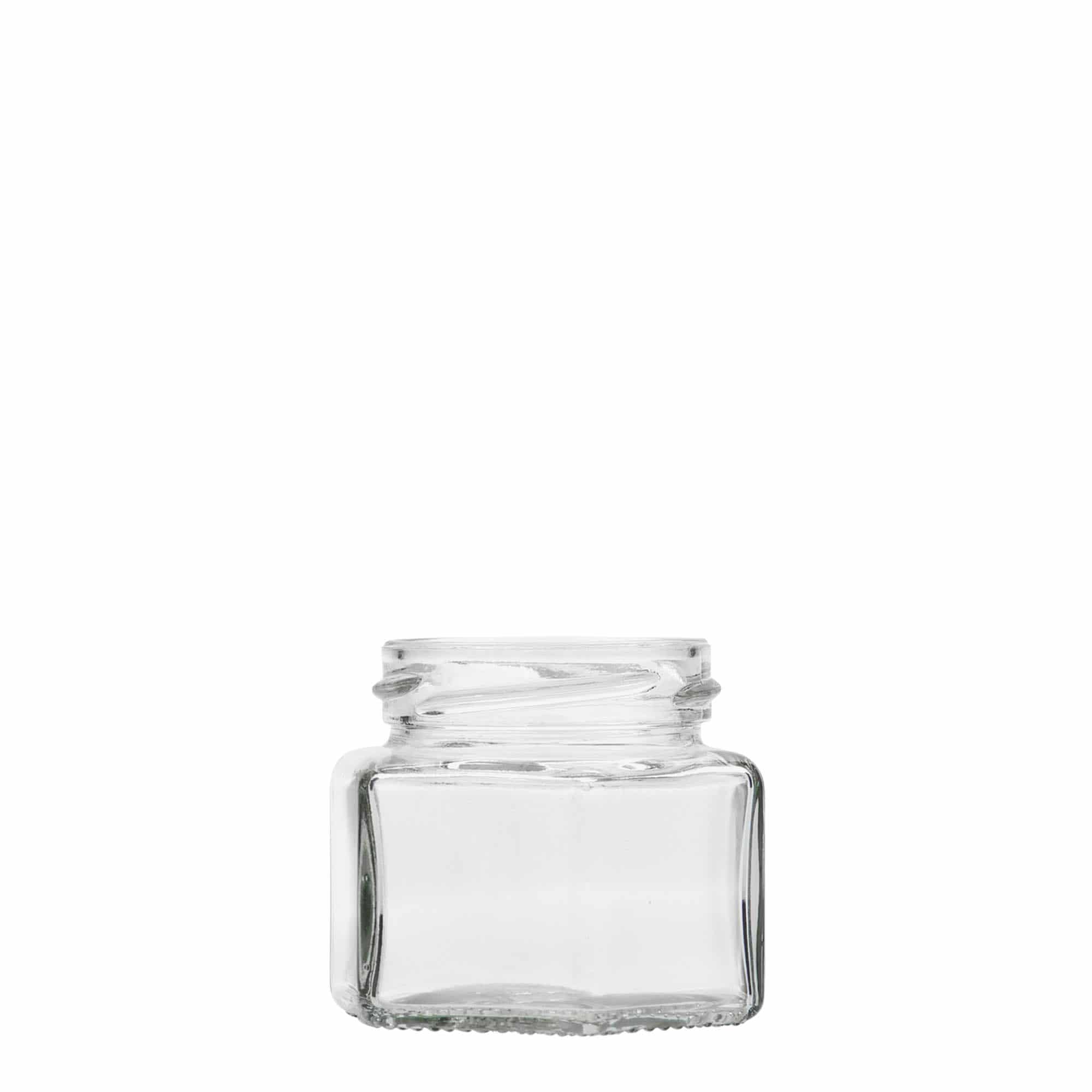 106 ml sekskantet glas, åbning: Twist-Off (TO 53)