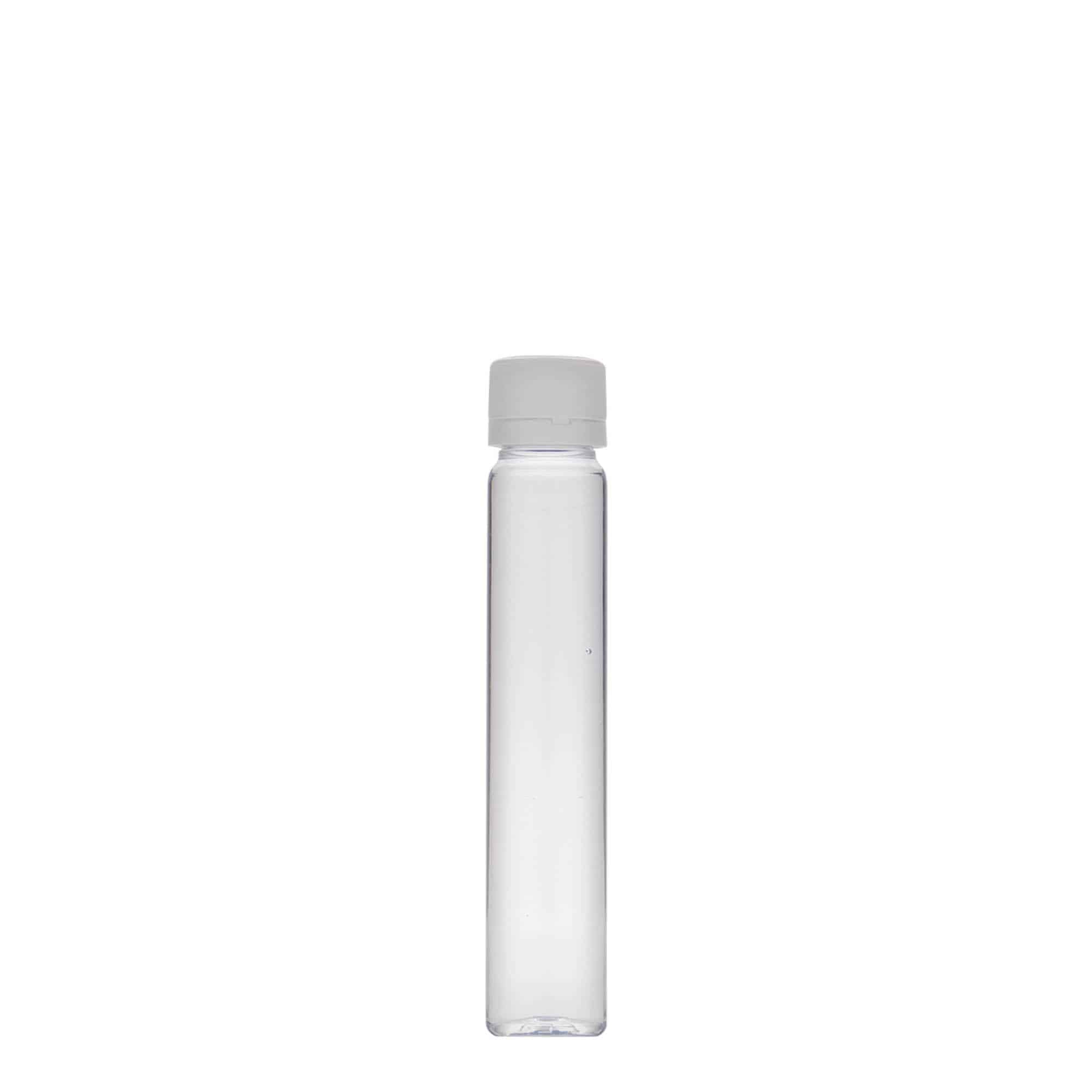 25 ml PET-rør, plastik, åbning: skruelåg