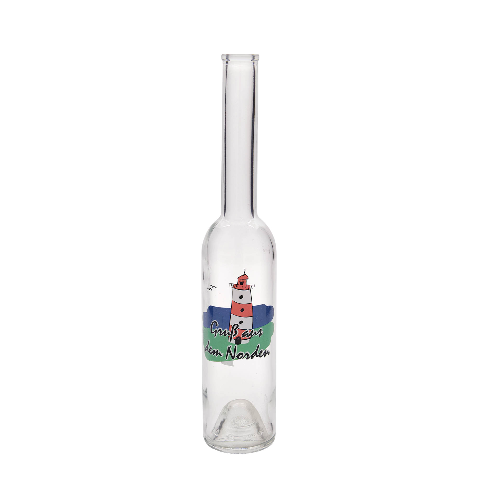 350 ml glasflaske 'Opera', motiv: Norden, åbning: kork 350 ml glasflaske 'Opera', motiv: Norden, åbning: kork
