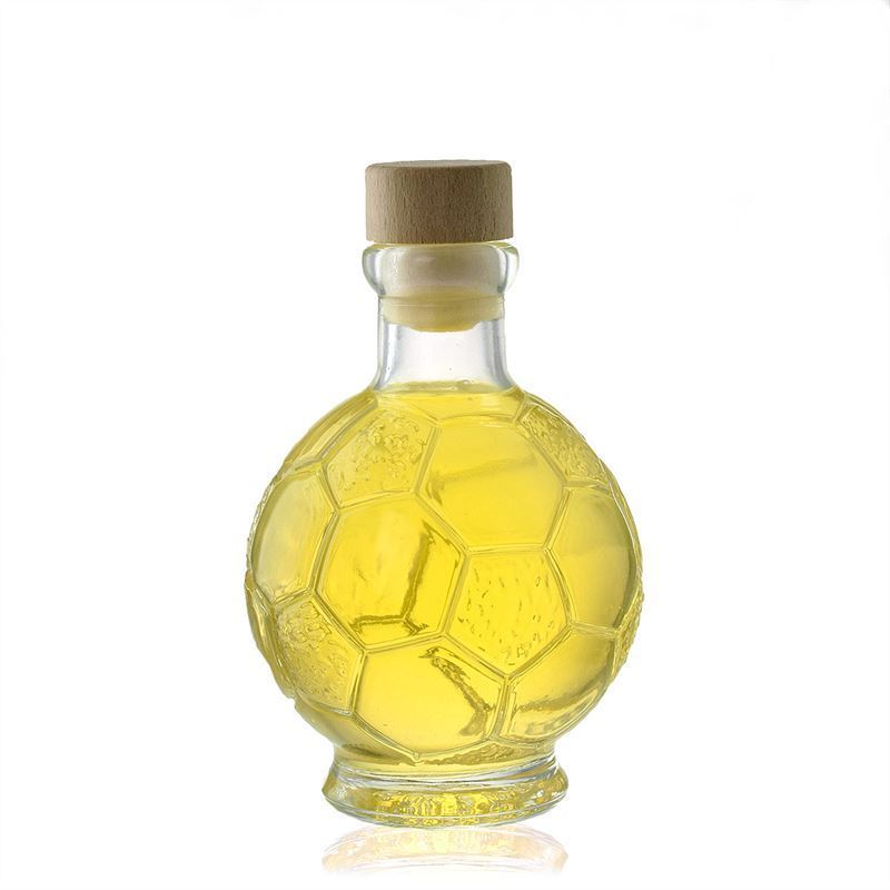 200 ml glasflaske 'Fodbold', åbning: kork 200 ml glasflaske 'Fodbold', åbning: kork