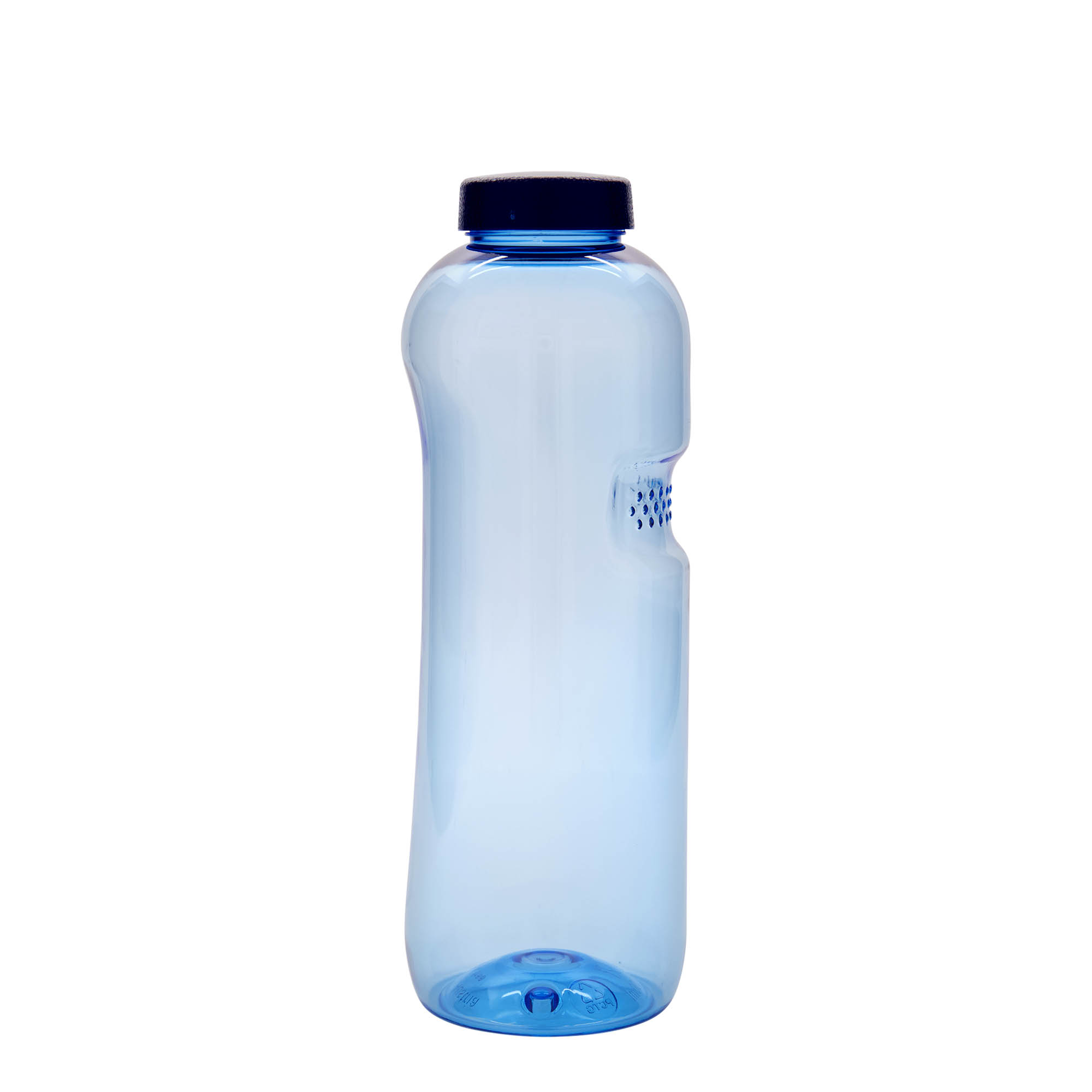 1.000 ml PET-drikkeflaske 'Kavodrink', plastik, blå 1.000 ml PET-drikkeflaske 'Kavodrink', plastik, blå