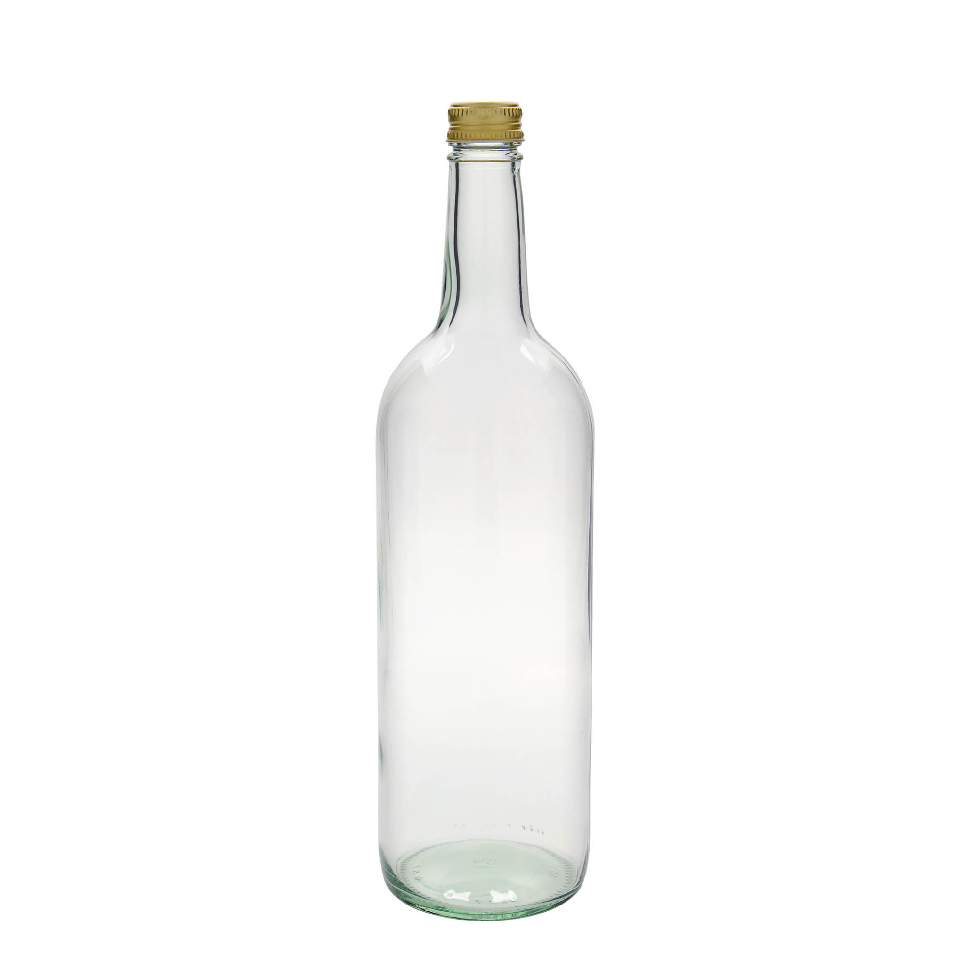 1.000 ml universalflaske, glas, munding: PP 28