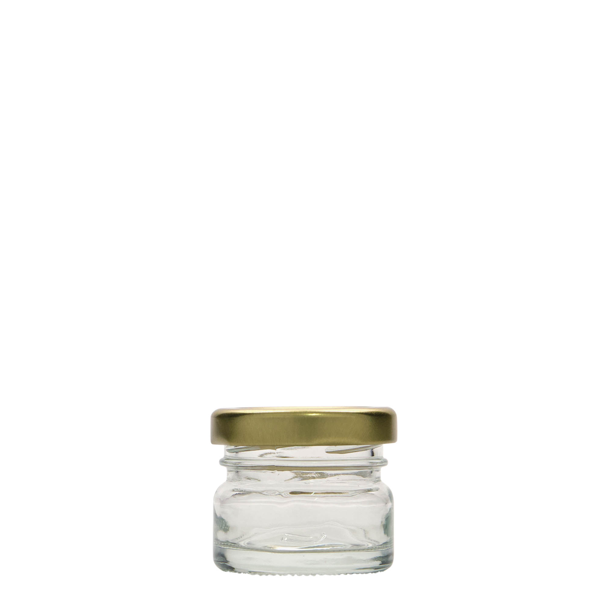 30 ml fladt rundt glas, åbning: Twist-Off (TO 43)