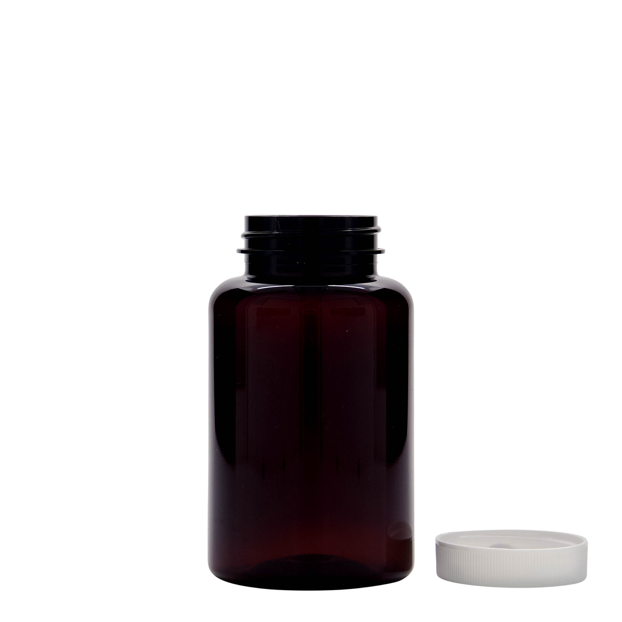 250 ml PET-beholder, plastik, brun, åbning: 45/400 250 ml PET-beholder, plastik, brun, åbning: 45/400