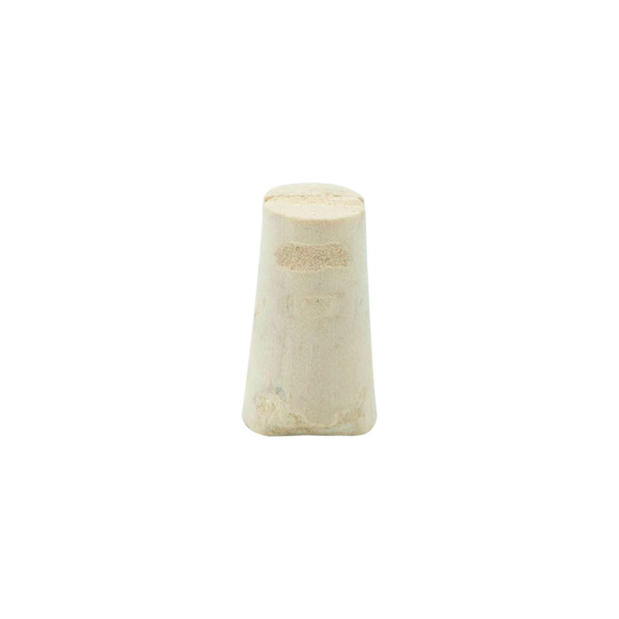Spidsprop 9-12 x 22, naturprop, blegnet, til munding: kork
