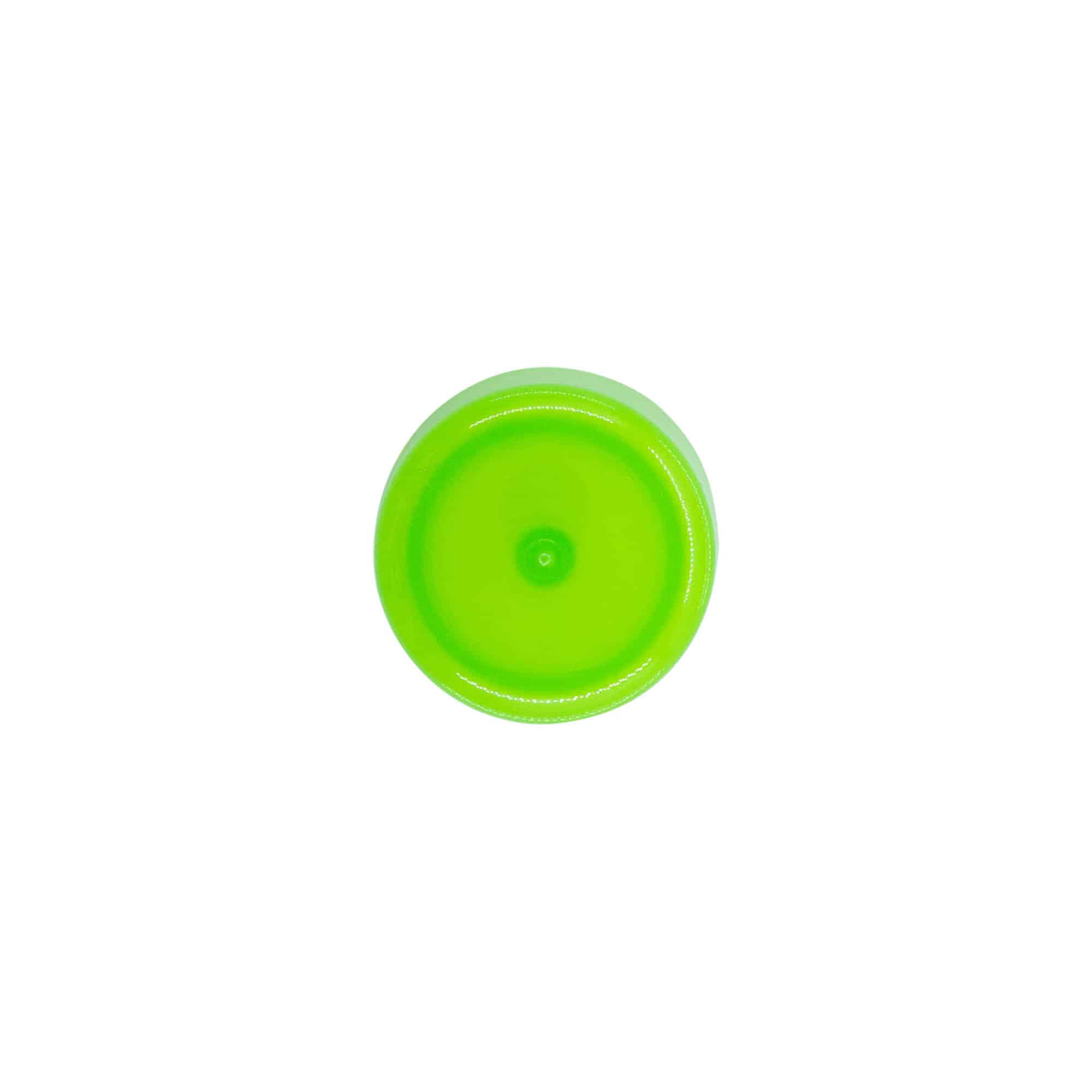 Skruelåg med sprøjteindsats, PP-plast, grøn, til åbning: 24/410 Skruelåg med sprøjteindsats, PP-plast, grøn, til åbning: 24/410