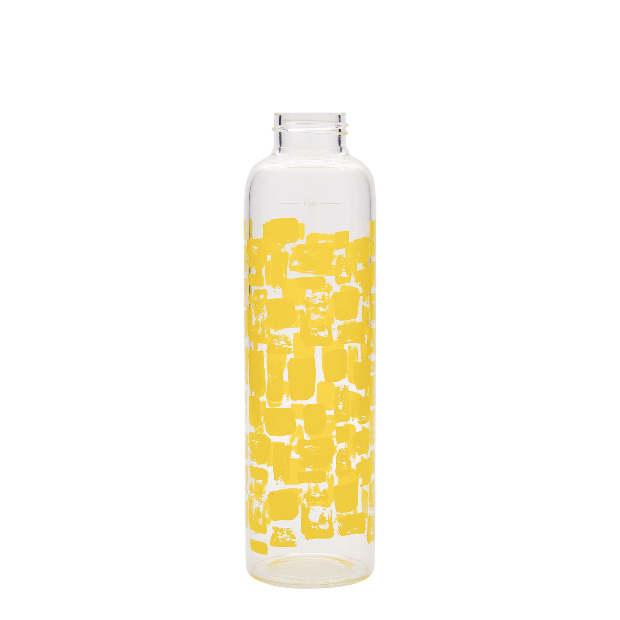 500 ml drikkeflaske »Perseus - Gule rektangler«, munding: skruelåg