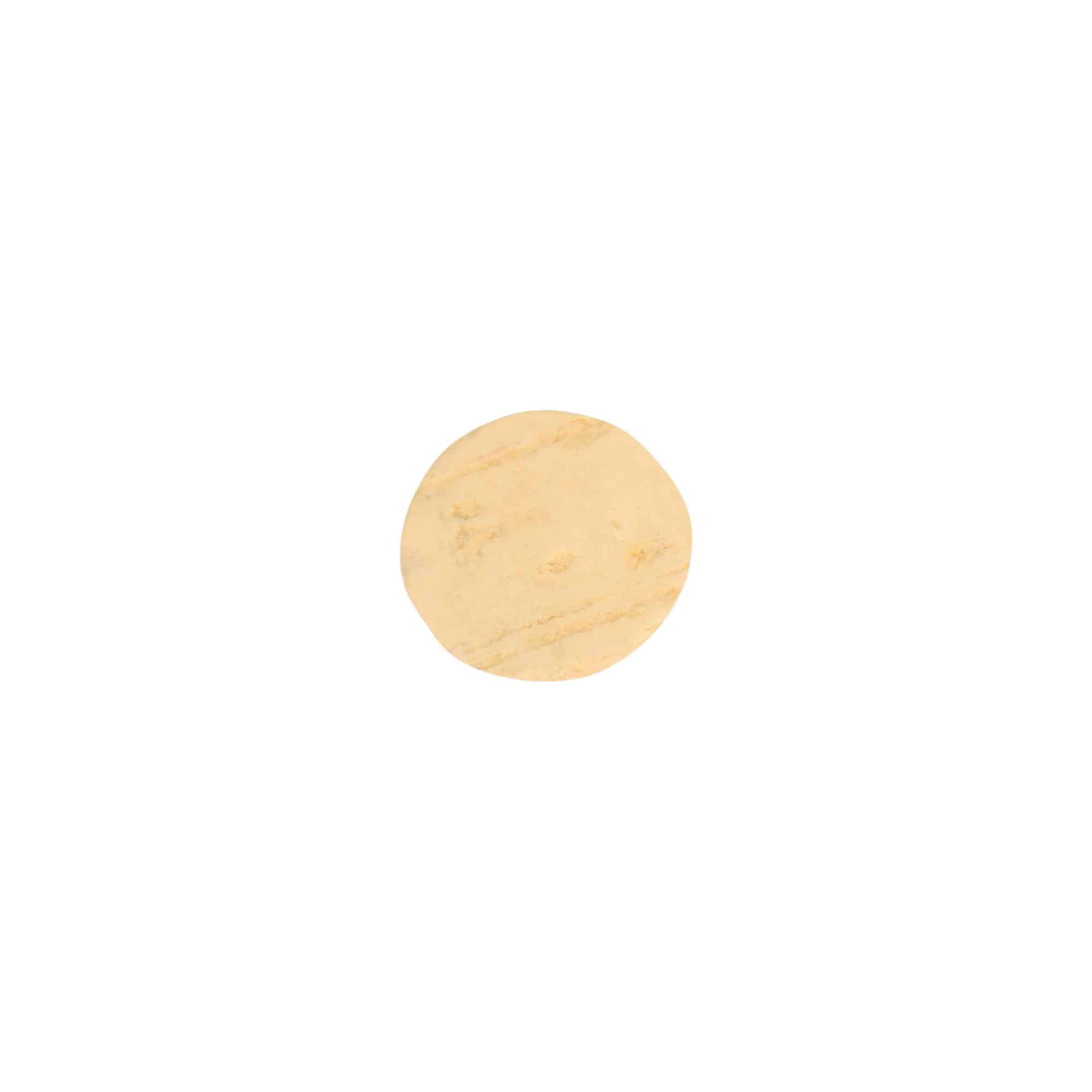 Spidstopper 14-17 x 22, naturprop, blegnet, til munding: prop