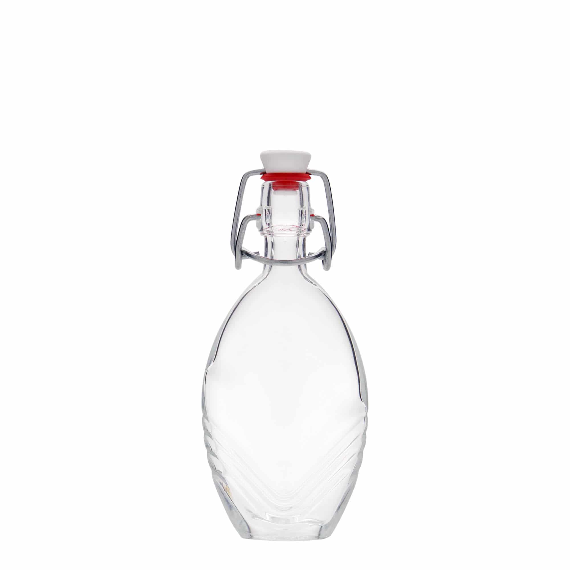 40 ml glasflaske »Florence«, oval, åbning: klemme lukning