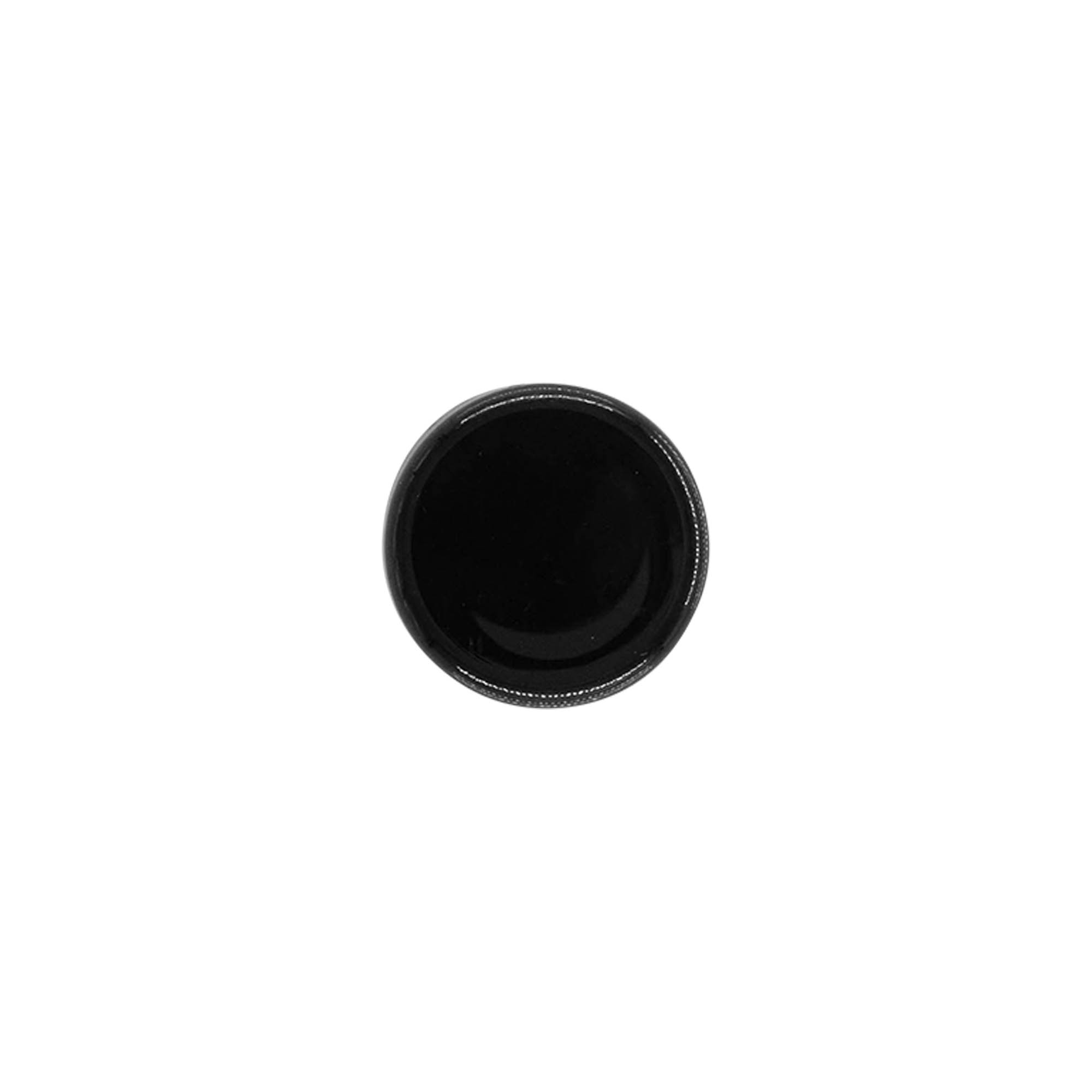 Skruelåg, PP-plast, sort, til åbning: 20/410 Skruelåg, PP-plast, sort, til åbning: 20/410