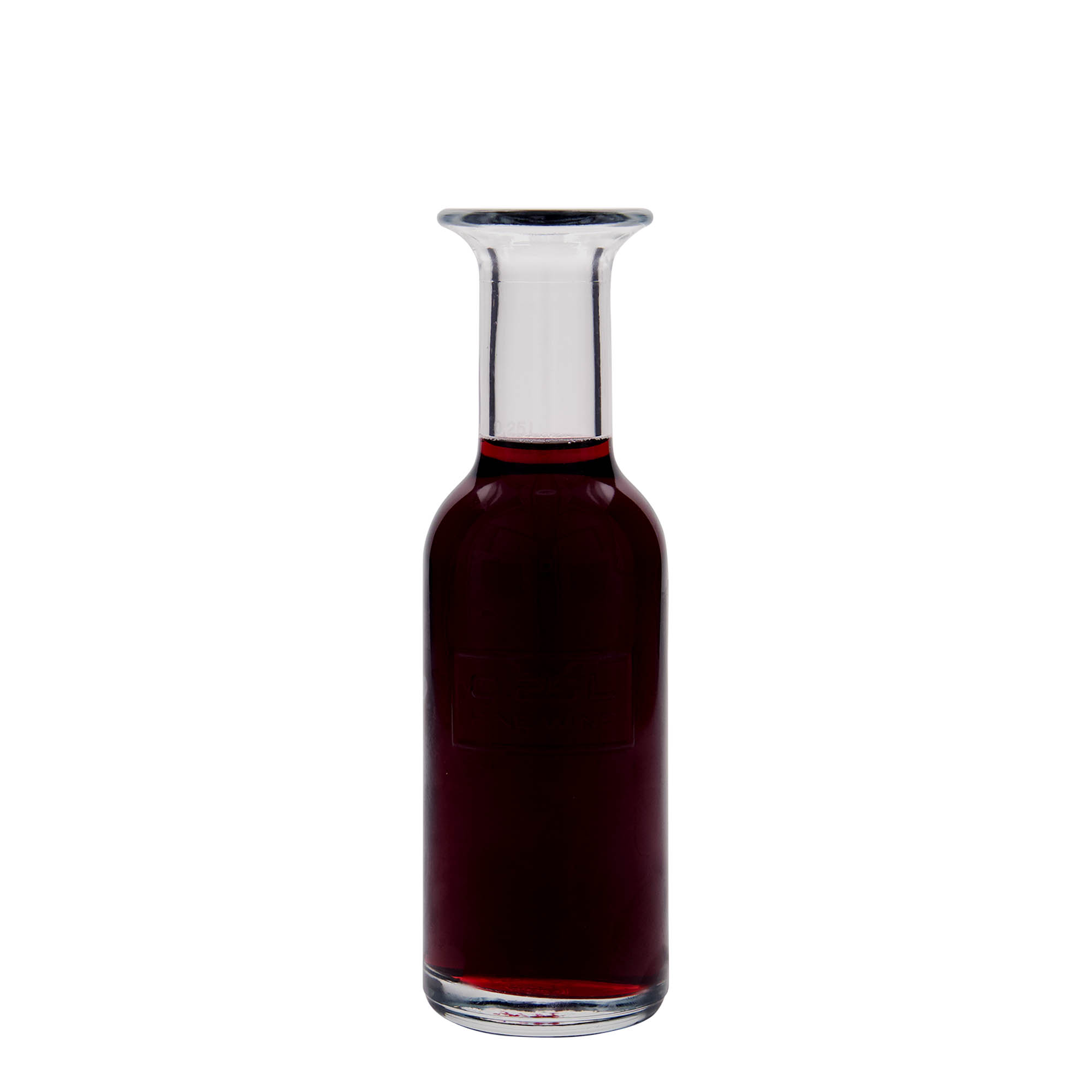 250 ml glasflaske »Optima Fine Wine«, åbning: kork