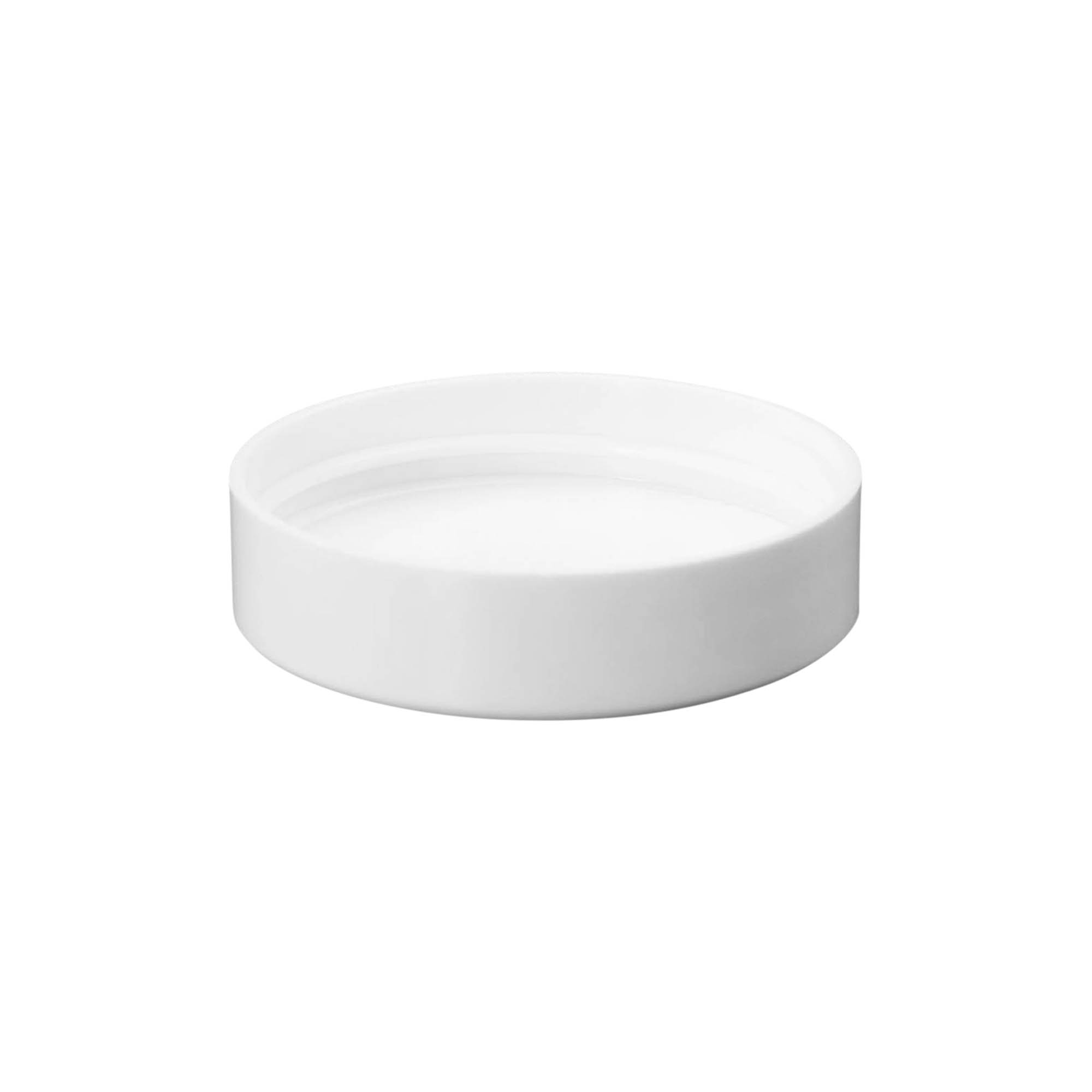 Skruelåg til 50 ml 'Beauty', HPM-plast, hvid Skruelåg til 50 ml 'Beauty', HPM-plast, hvid