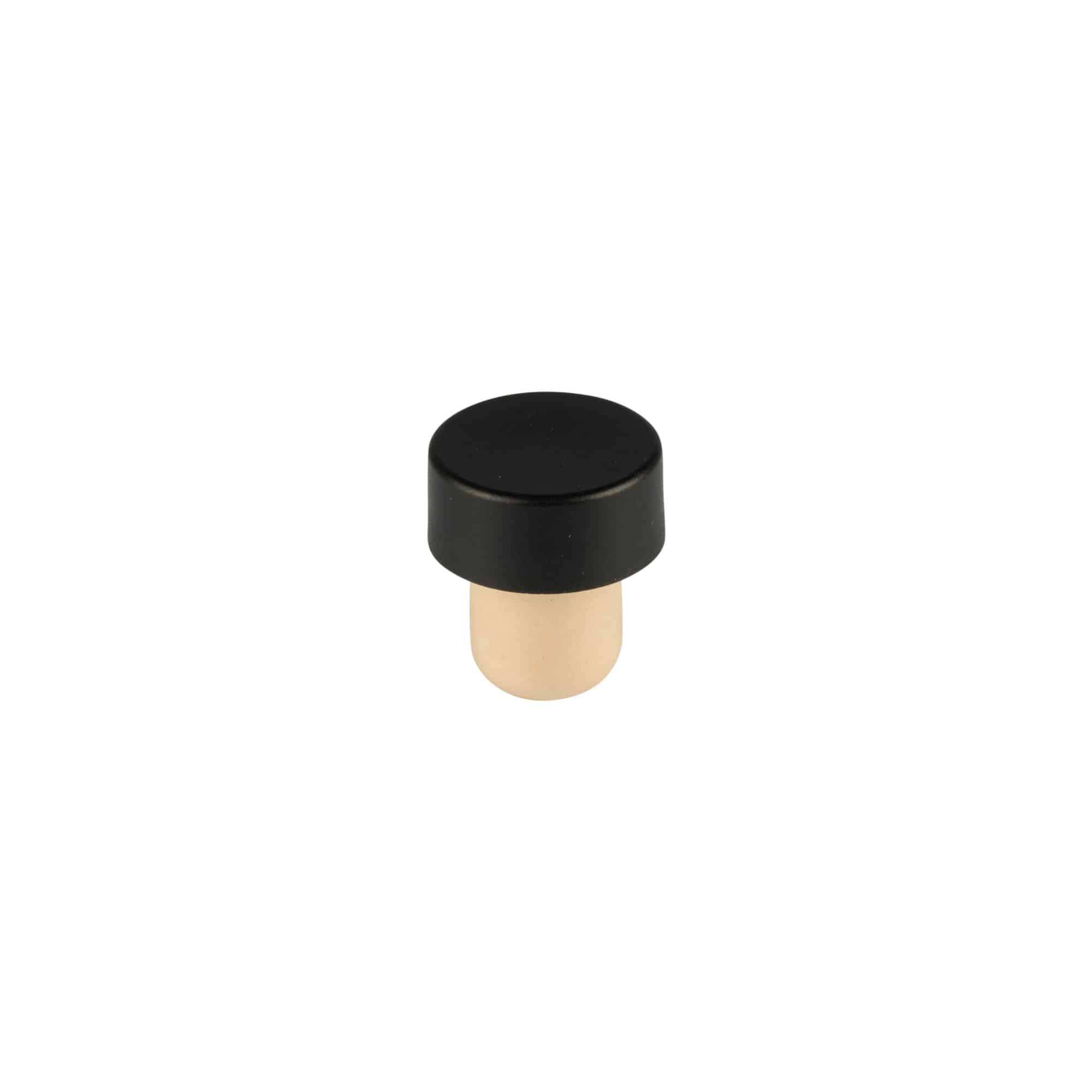 Håndtagsprop 11 mm, træ, sort, til munding: kork Håndtagsprop 11 mm, træ, sort, til munding: kork