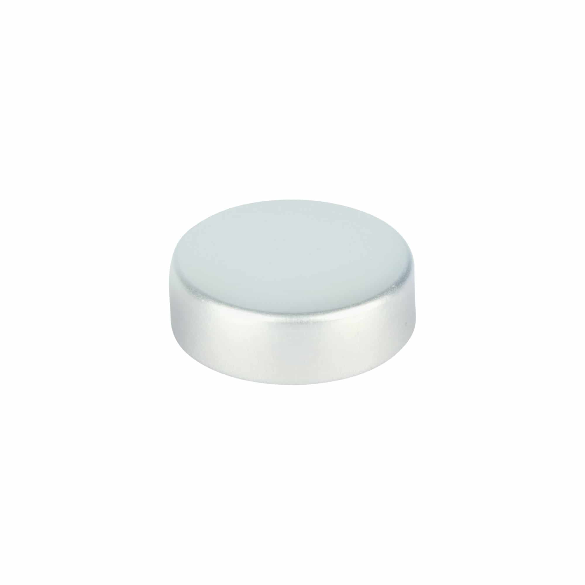 Skruelåg, metal, sølv, til åbning: GPI 33/400