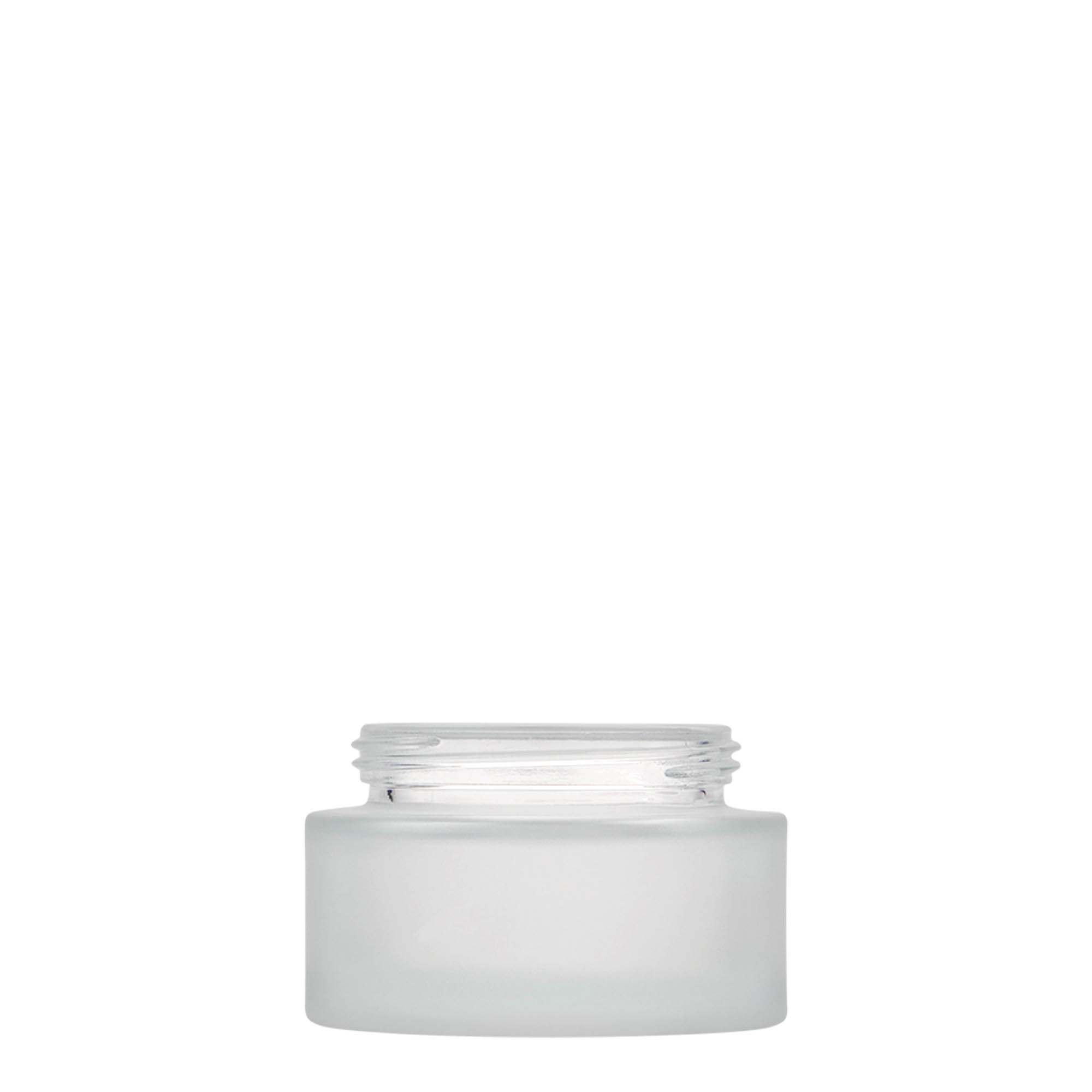 50 ml krukke 'Platin Edition', glas, frostet, åbning: skruelåg 50 ml krukke 'Platin Edition', glas, frostet, åbning: skruelåg