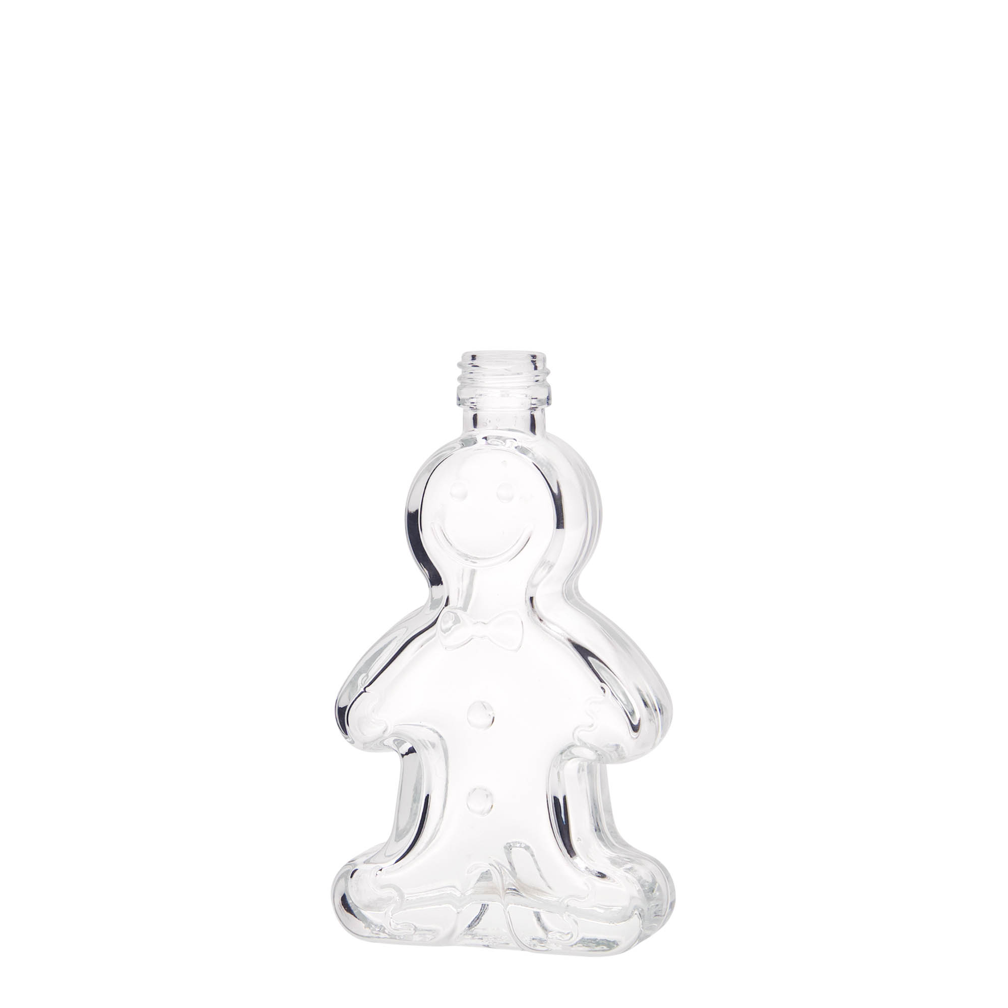 50 ml glasflaske »Lebkuchenmann«, åbning: PP 18
