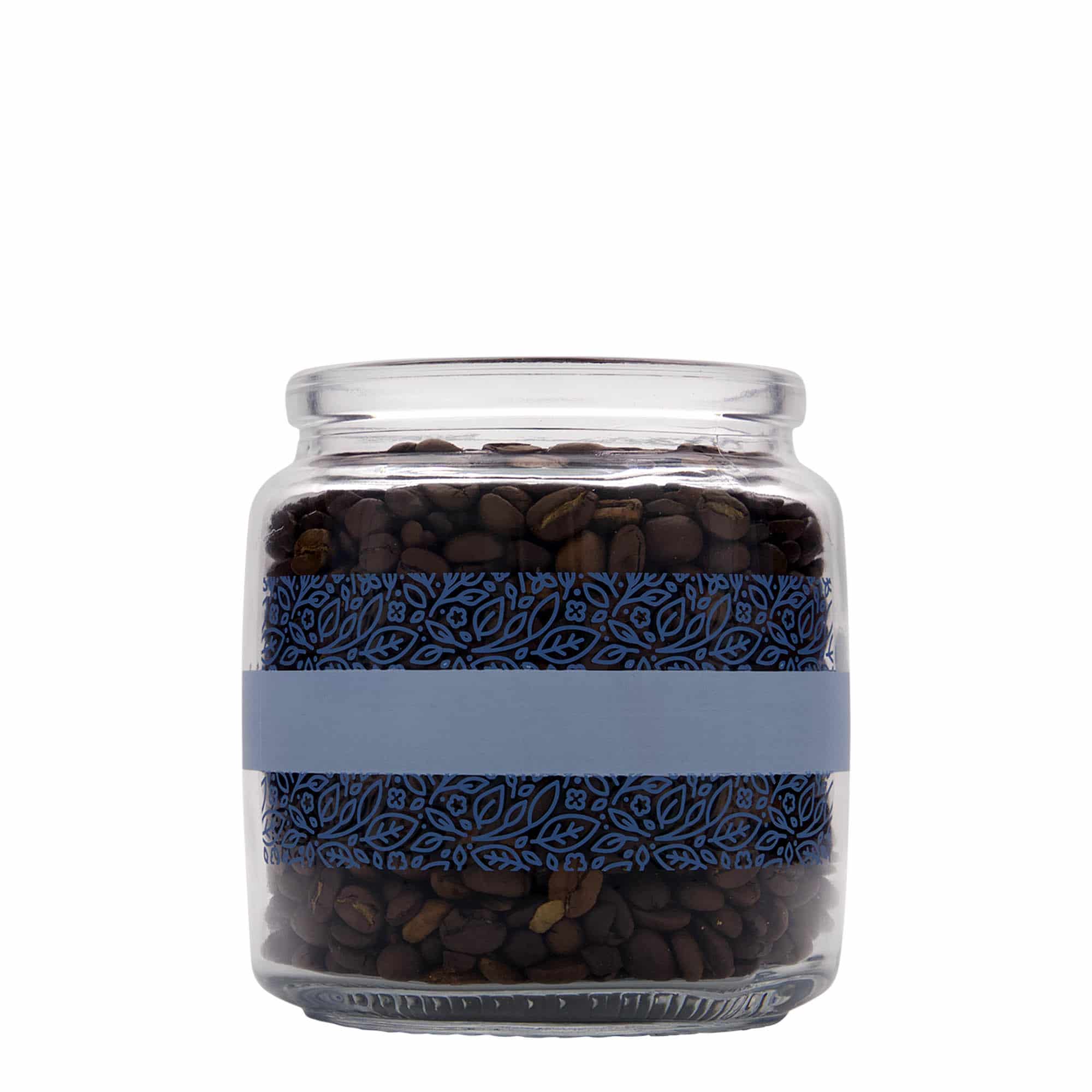 750 ml propglas 'Giara', motiv: Naturalmente blu, åbning: prop