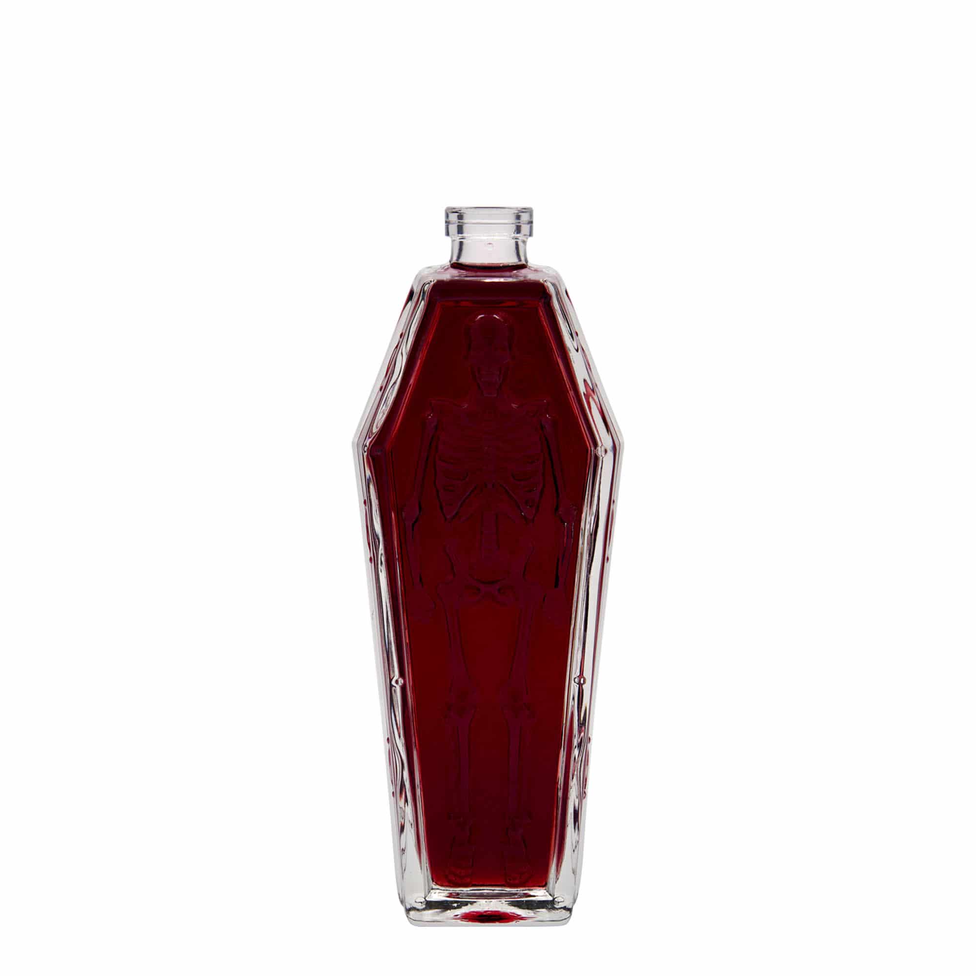 200 ml glasflaske 'Ligkiste', åbning: Kork