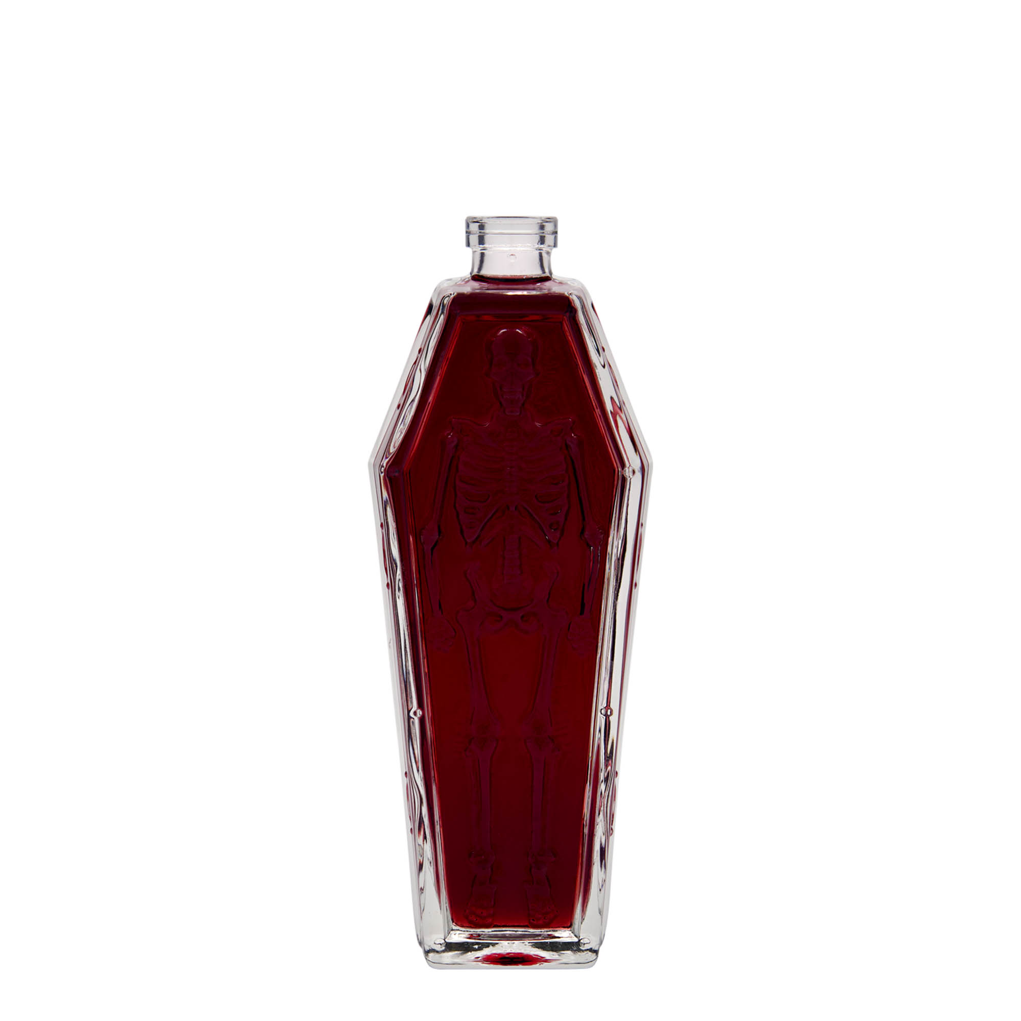 200 ml glasflaske 'Kiste', åbning: prop