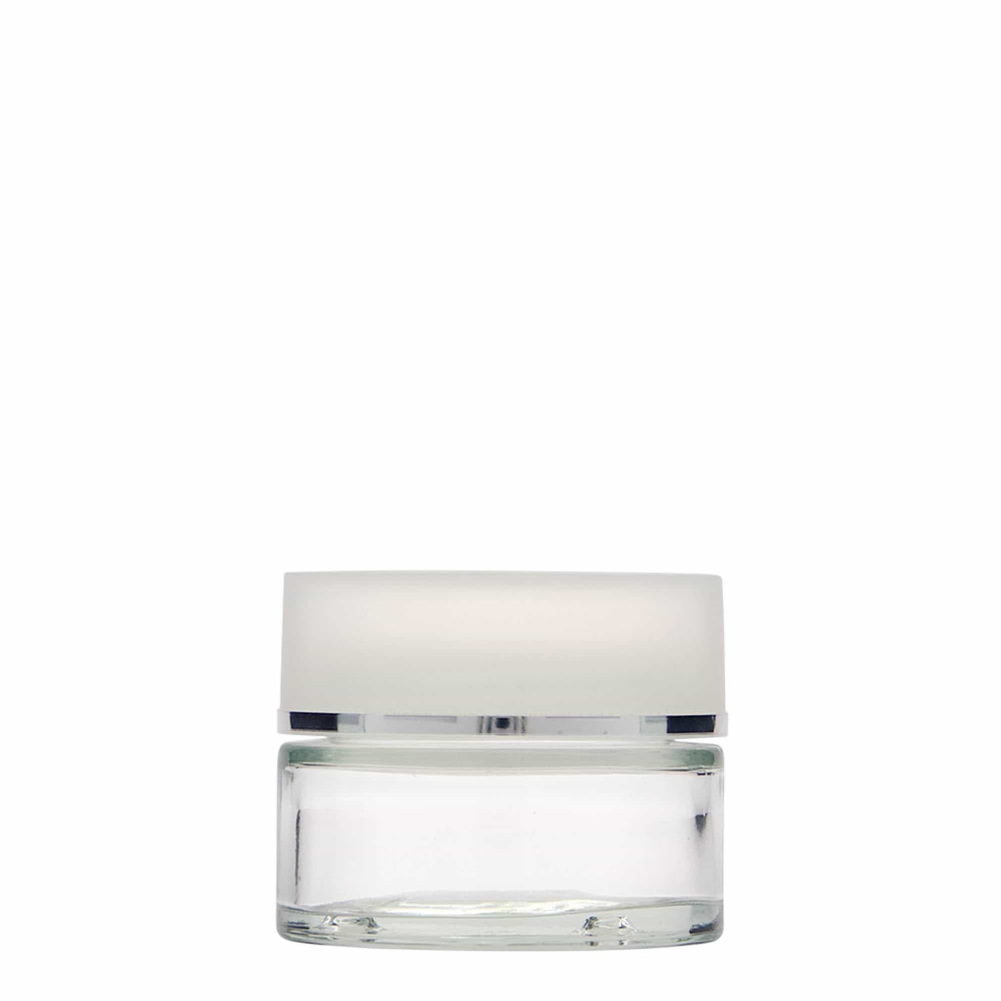 50 ml krukke 'Clear Edition', glas, åbning: skruelåg