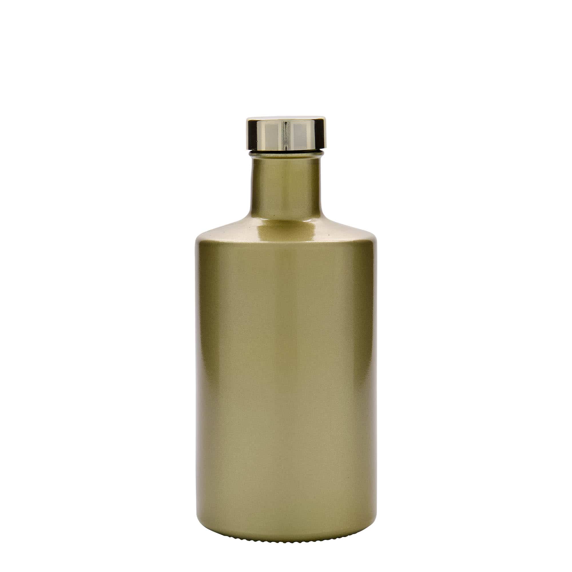 500 ml glasflaske 'Caroline', guld, åbning: GPI 33
