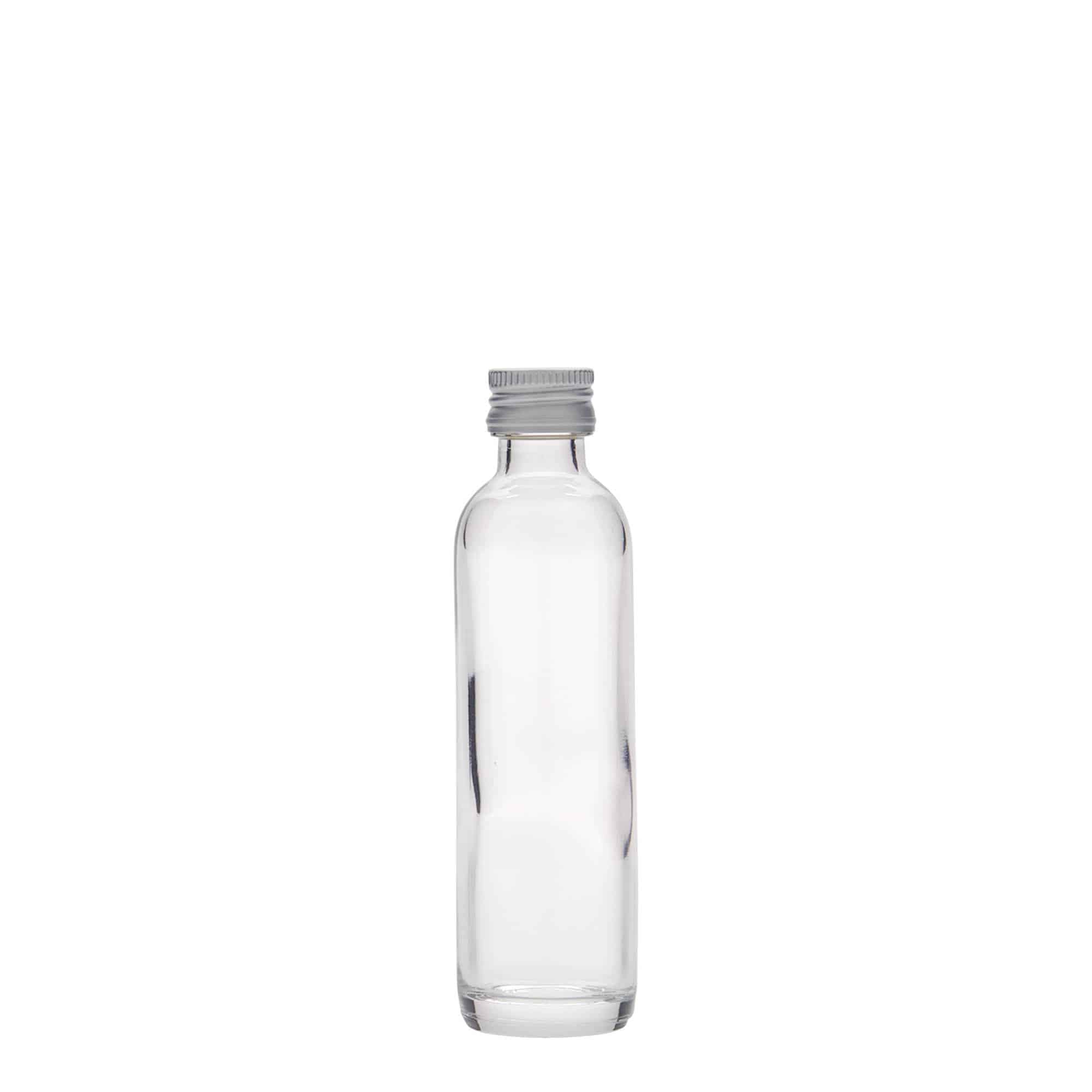 40 ml Krukke flaske, glas, åbning: PP 18