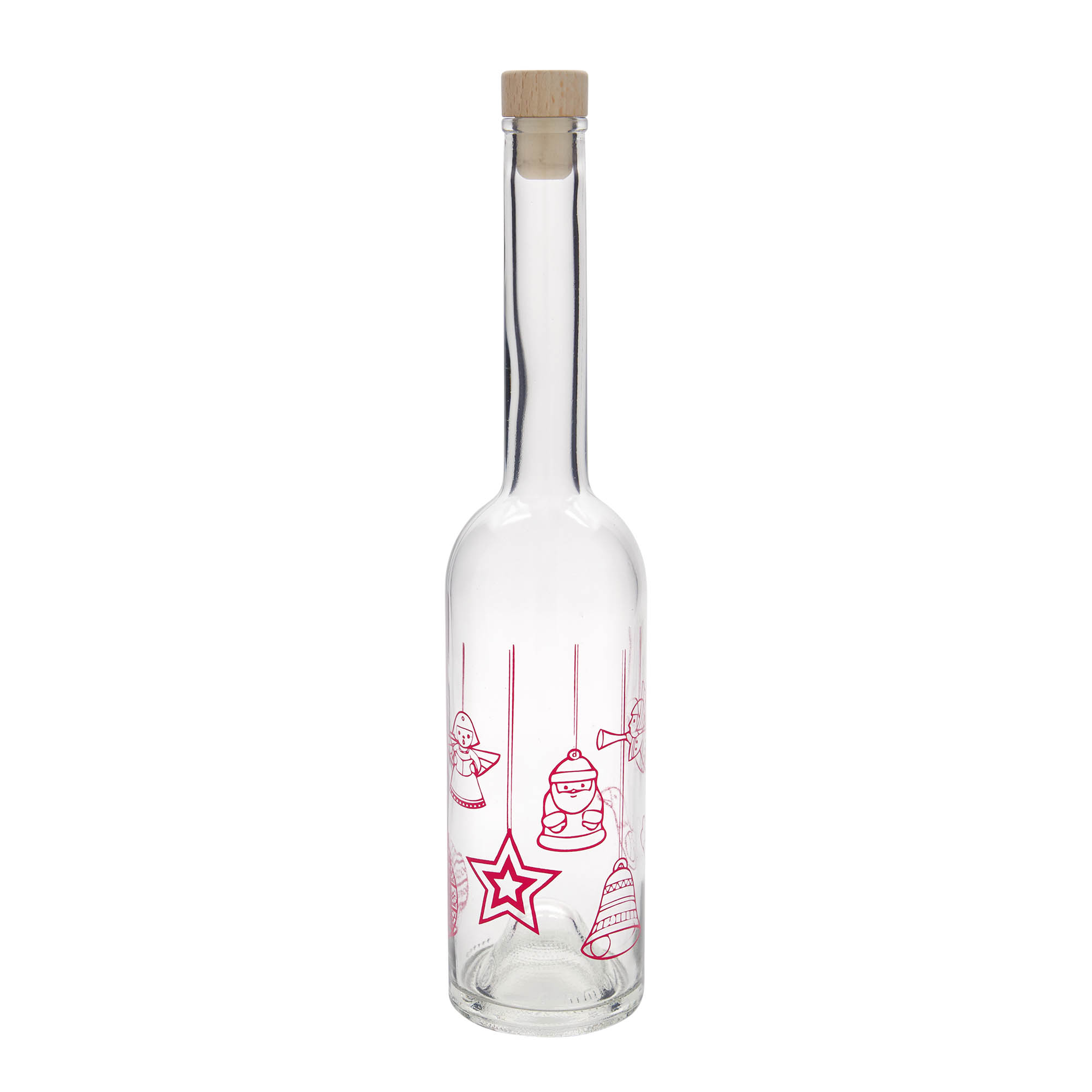 500 ml glasflaske 'Opera', motiv: stjerner, åbning: kork 500 ml glasflaske 'Opera', motiv: stjerner, åbning: kork