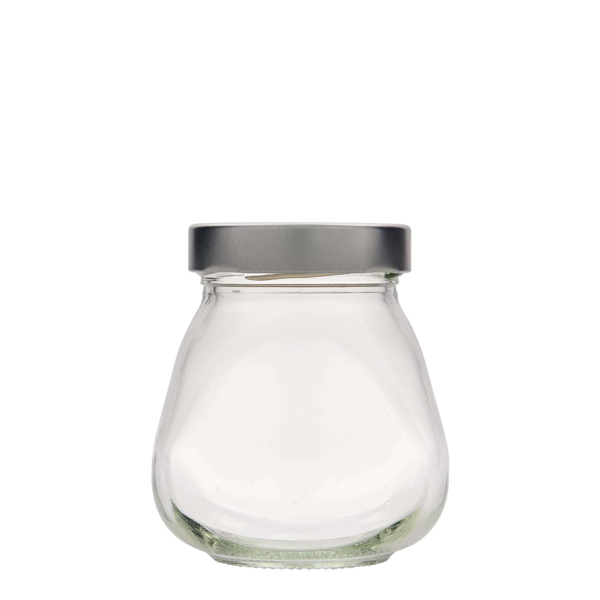 300 ml hvælvet rundt glas, oval, åbning: Deep-twist-off (DTO 63)