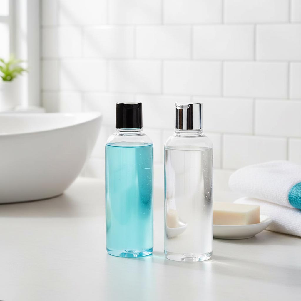 Skruelåg Disc Top, PP-plast, sort, til munding: 24/410