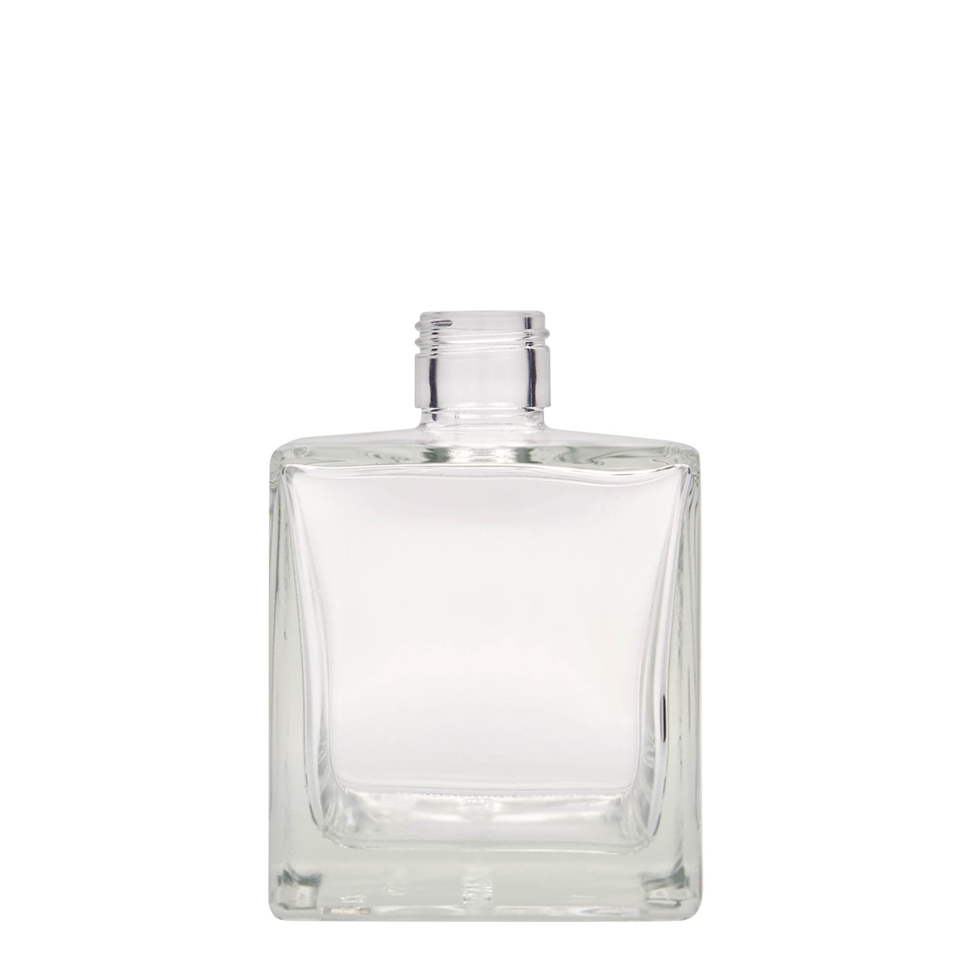 500 ml glasflaske 'Cube', firkantet, åbning: PP 31,5