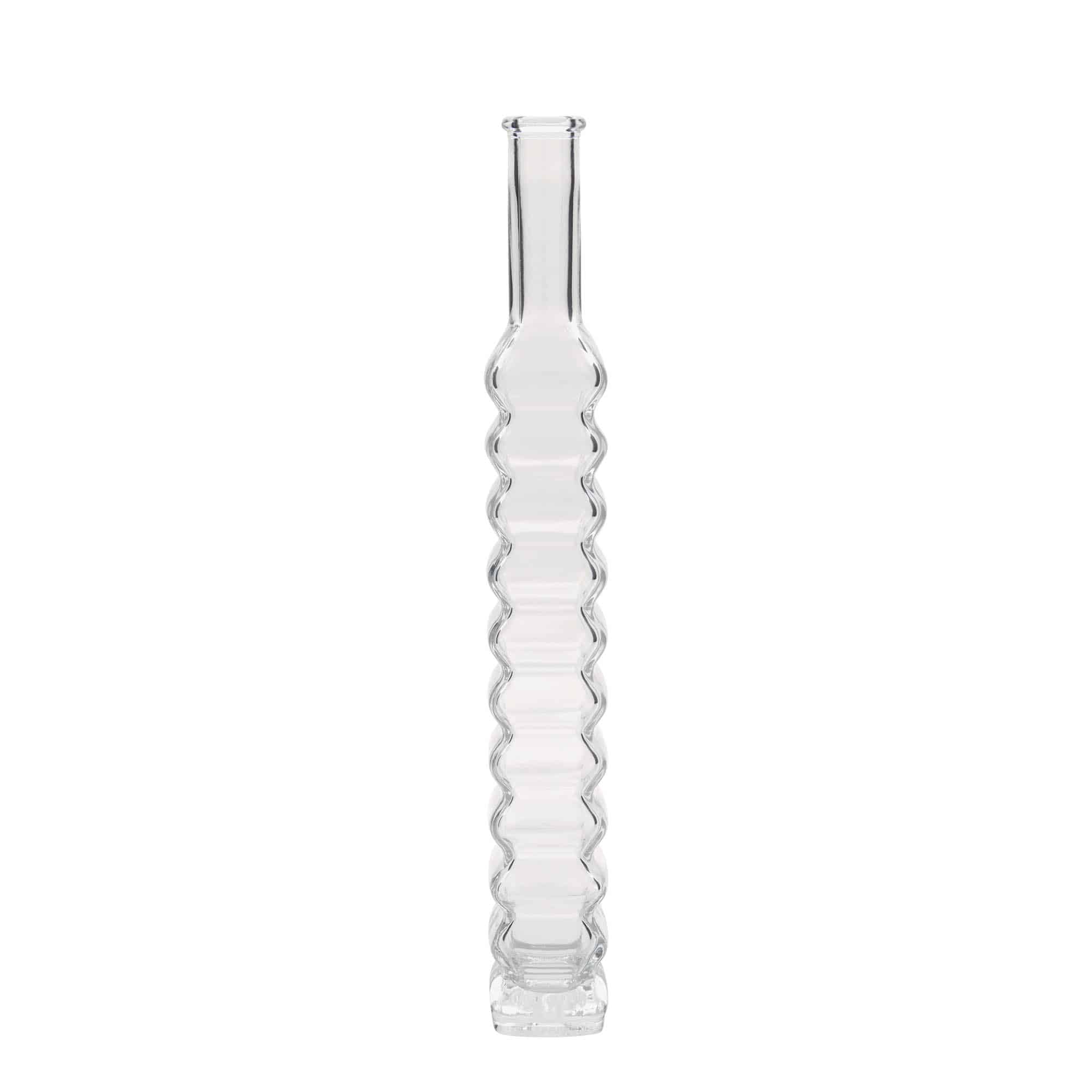 200 ml glasflaske 'Roma', kvadratisk, åbning: Kork 200 ml glasflaske 'Roma', kvadratisk, åbning: Kork