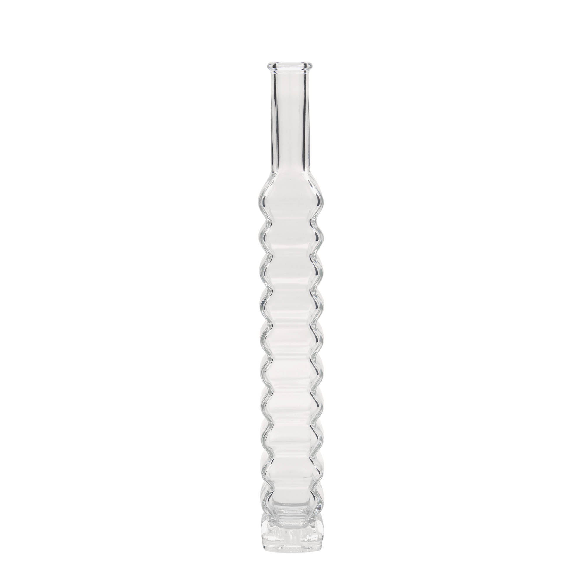 200 ml glasflaske 'Roma, firkantet, åbning: kork'