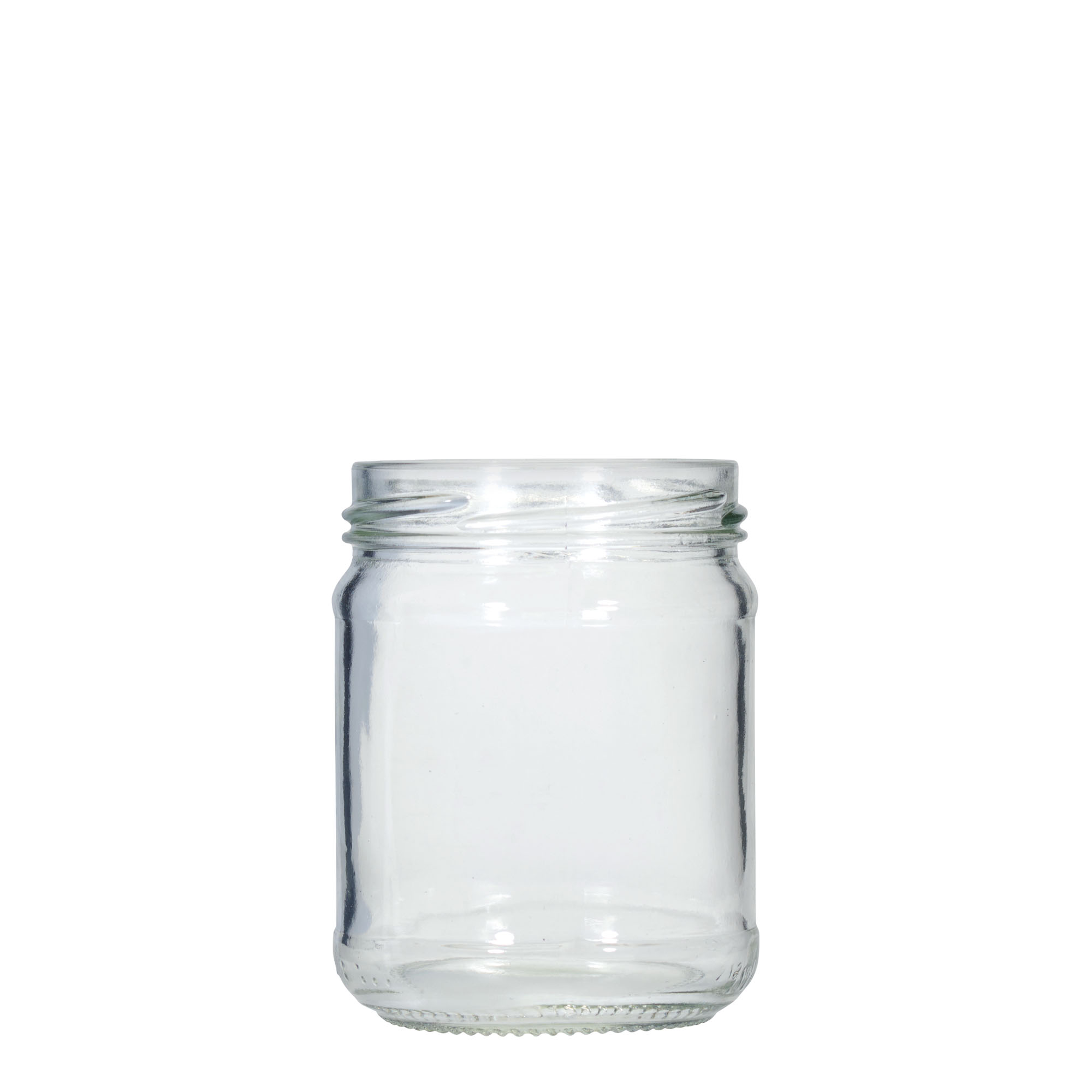 212 ml rundt glas, åbning: twist-off (TO 63)