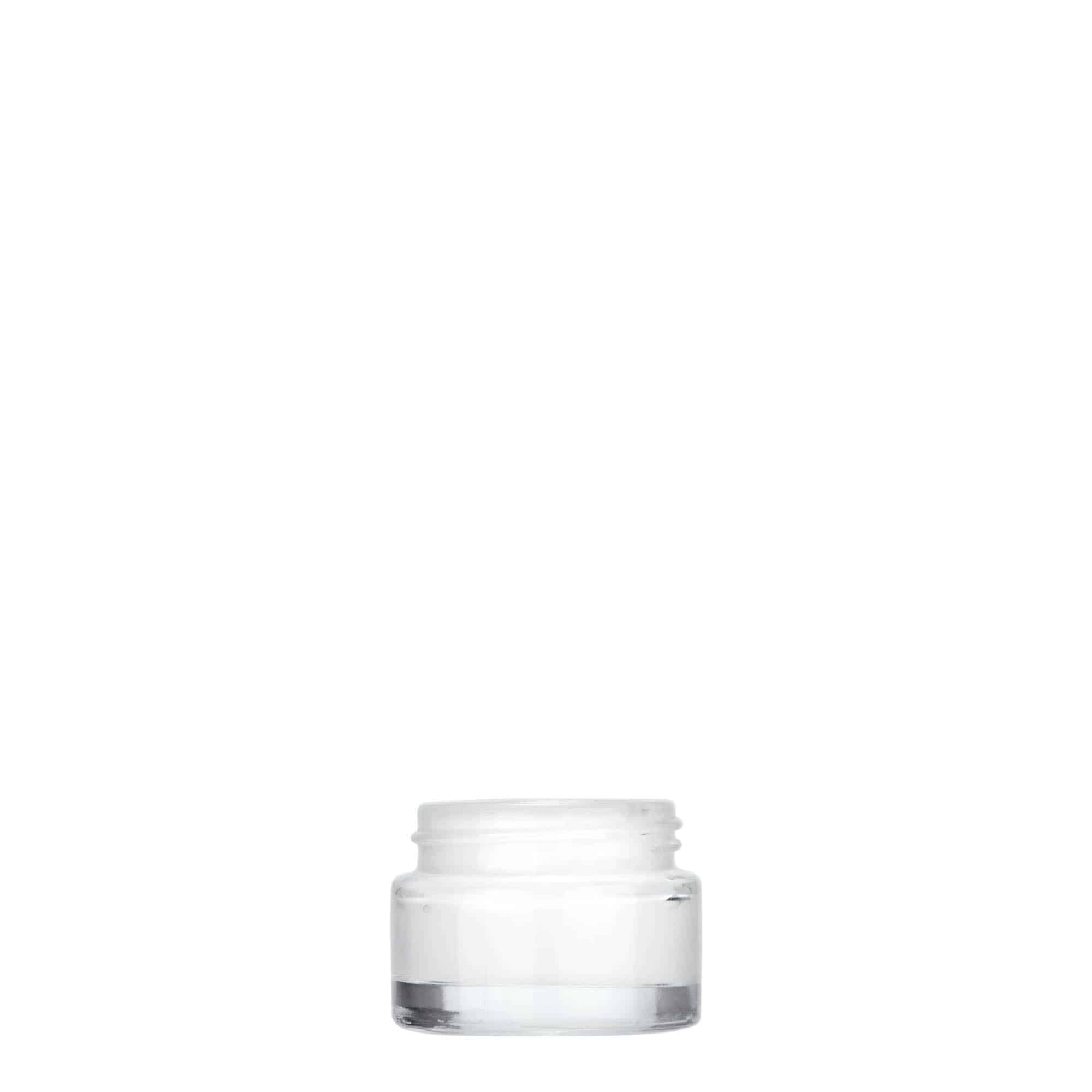 5 ml krukke 'Beauty', glas, åbning: skruelåg