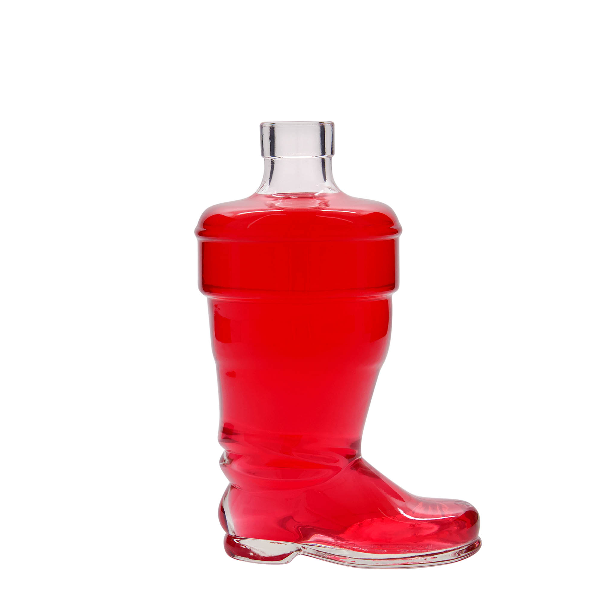 350 ml glasflaske 'Støvle', åbning: kork