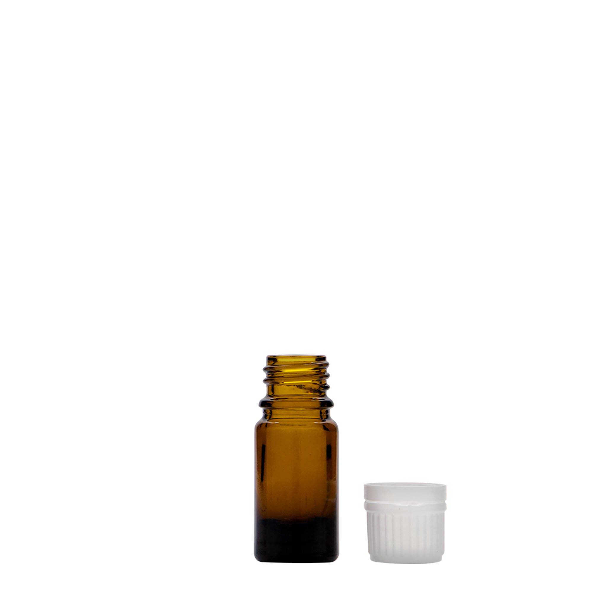 5 ml medicinflaske, glas, brun, åbning: DIN 18 5 ml medicinflaske, glas, brun, åbning: DIN 18