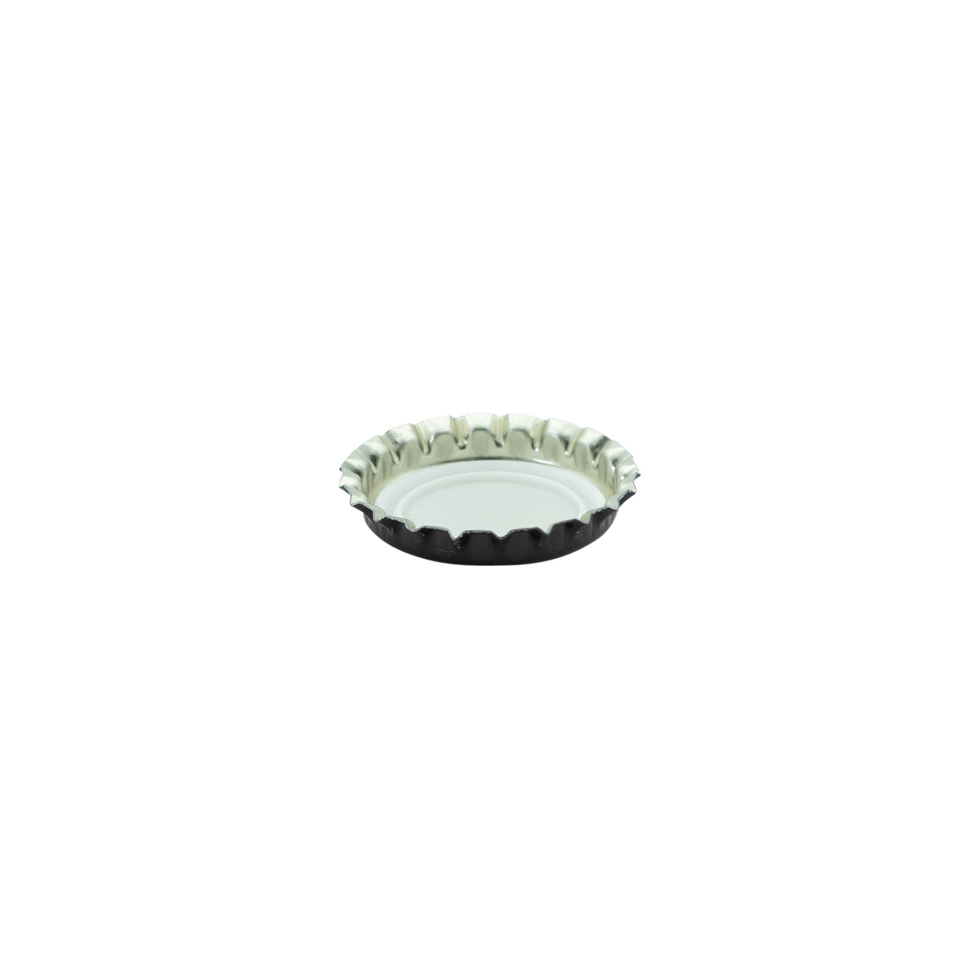 Flaskelåg 26 mm, metal, sort