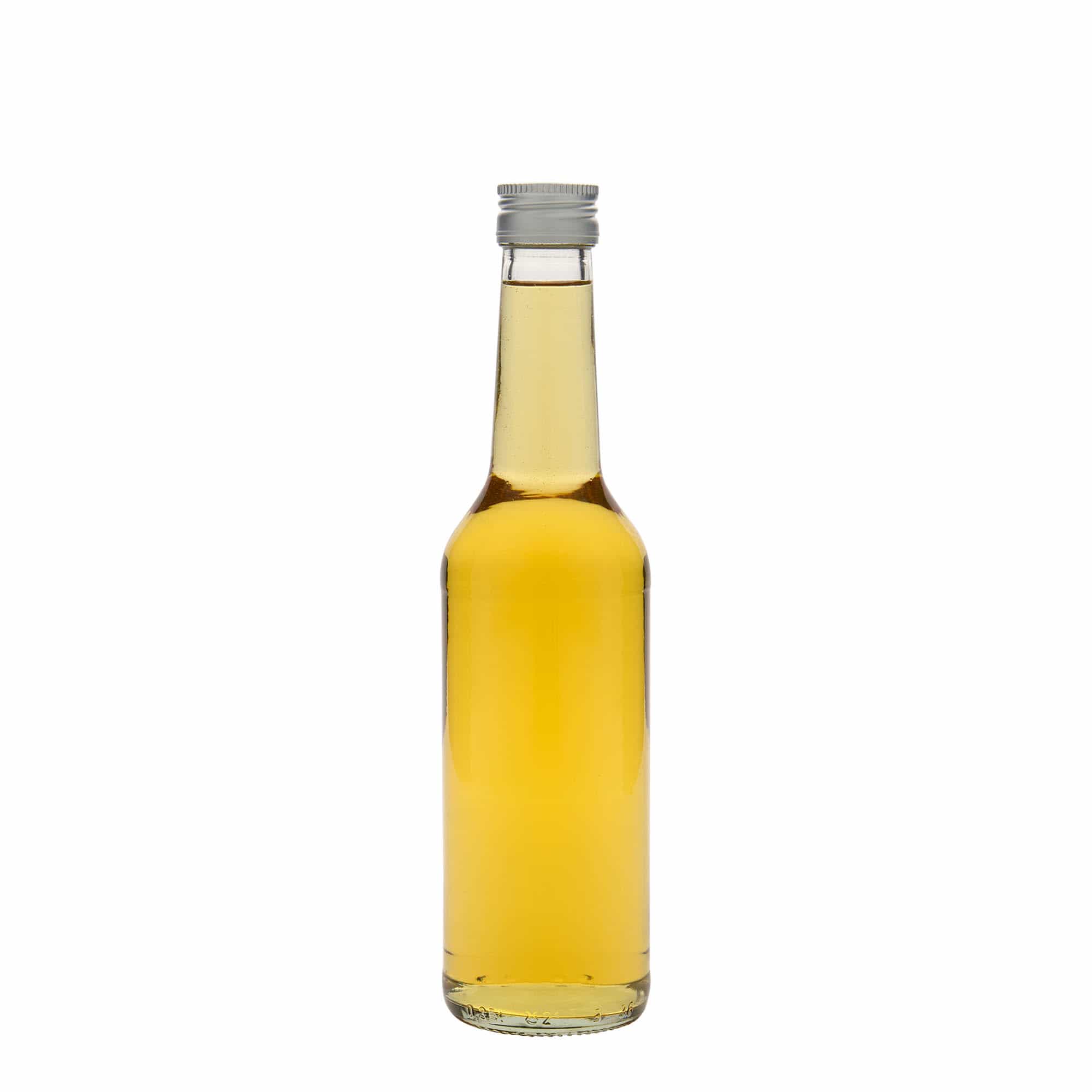 350 ml glasflaske med lige hals, åbning: PP 28