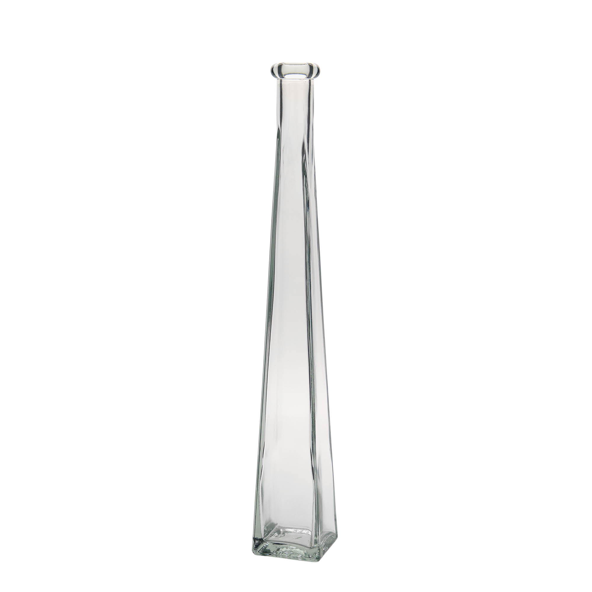 200 ml glasflaske 'Dama Quadrato', kvadratisk, åbning: Kork