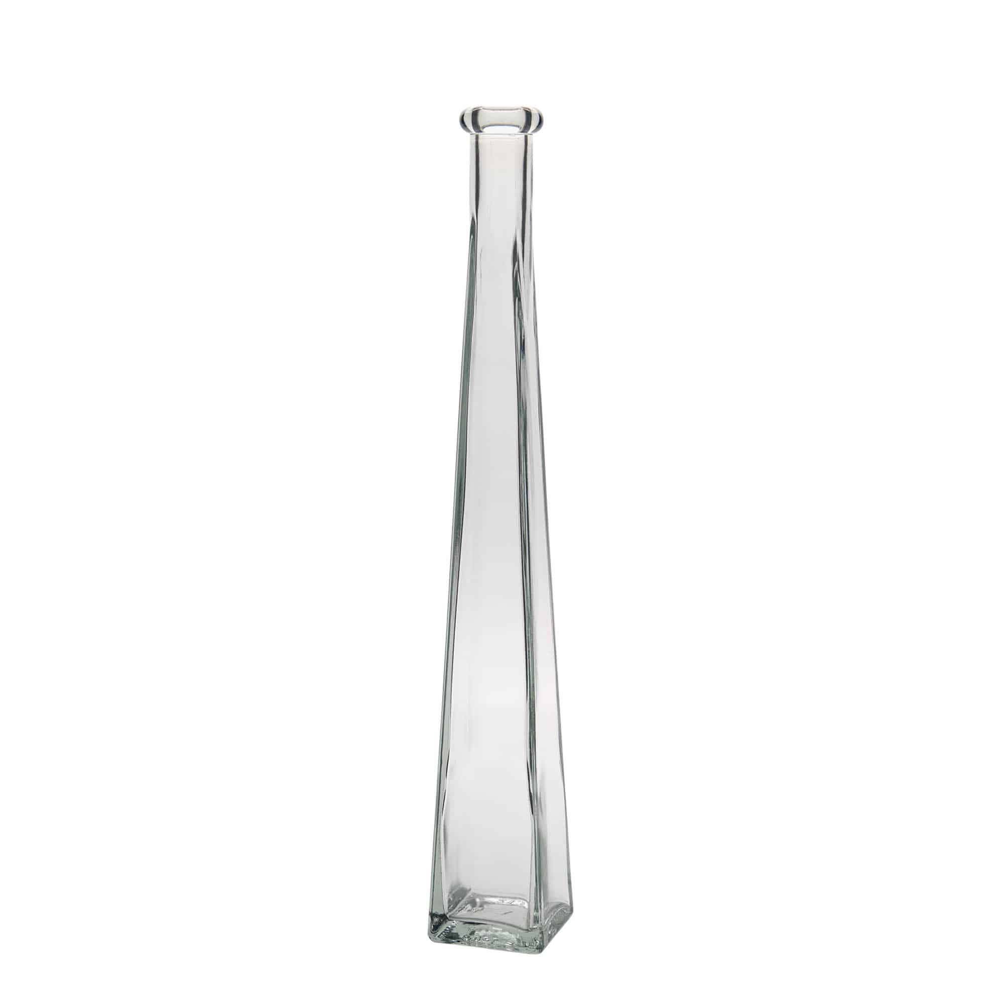 200 ml glasflaske 'Dama Quadrato', kvadratisk, åbning: Kork