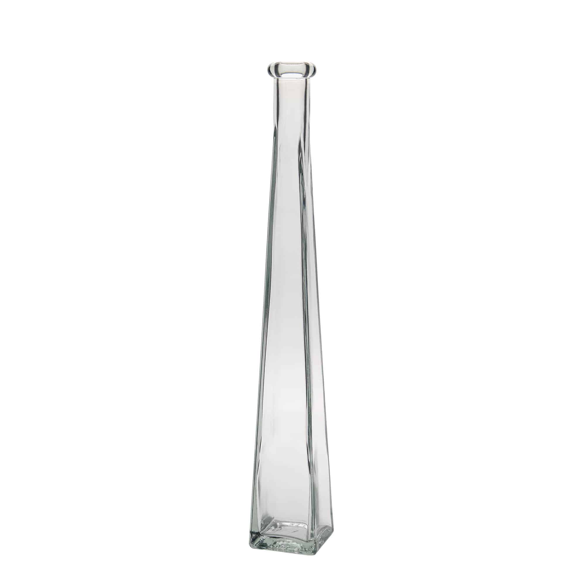 200 ml glasflaske 'Dama Quadrato', kvadratisk, åbning: kork