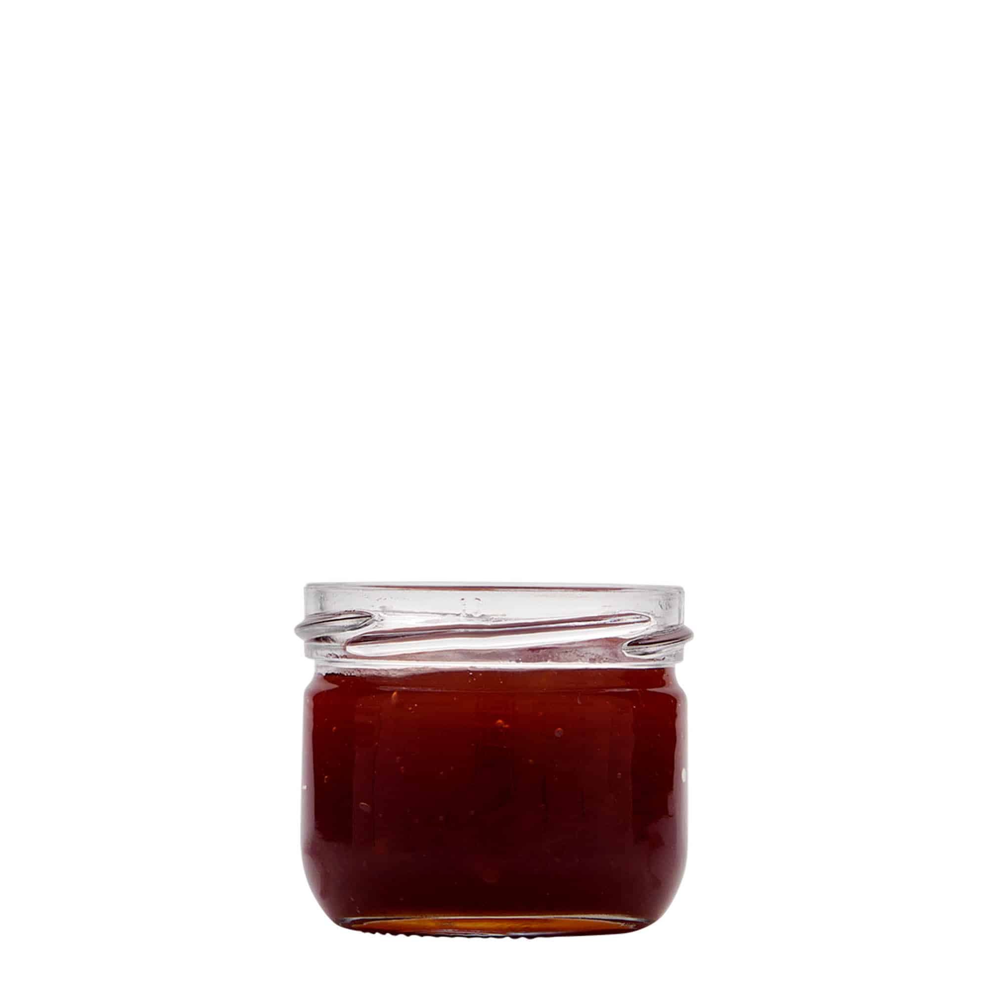 120 ml cylindrisk sylteglas, åbning: Twist-off (TO 66)