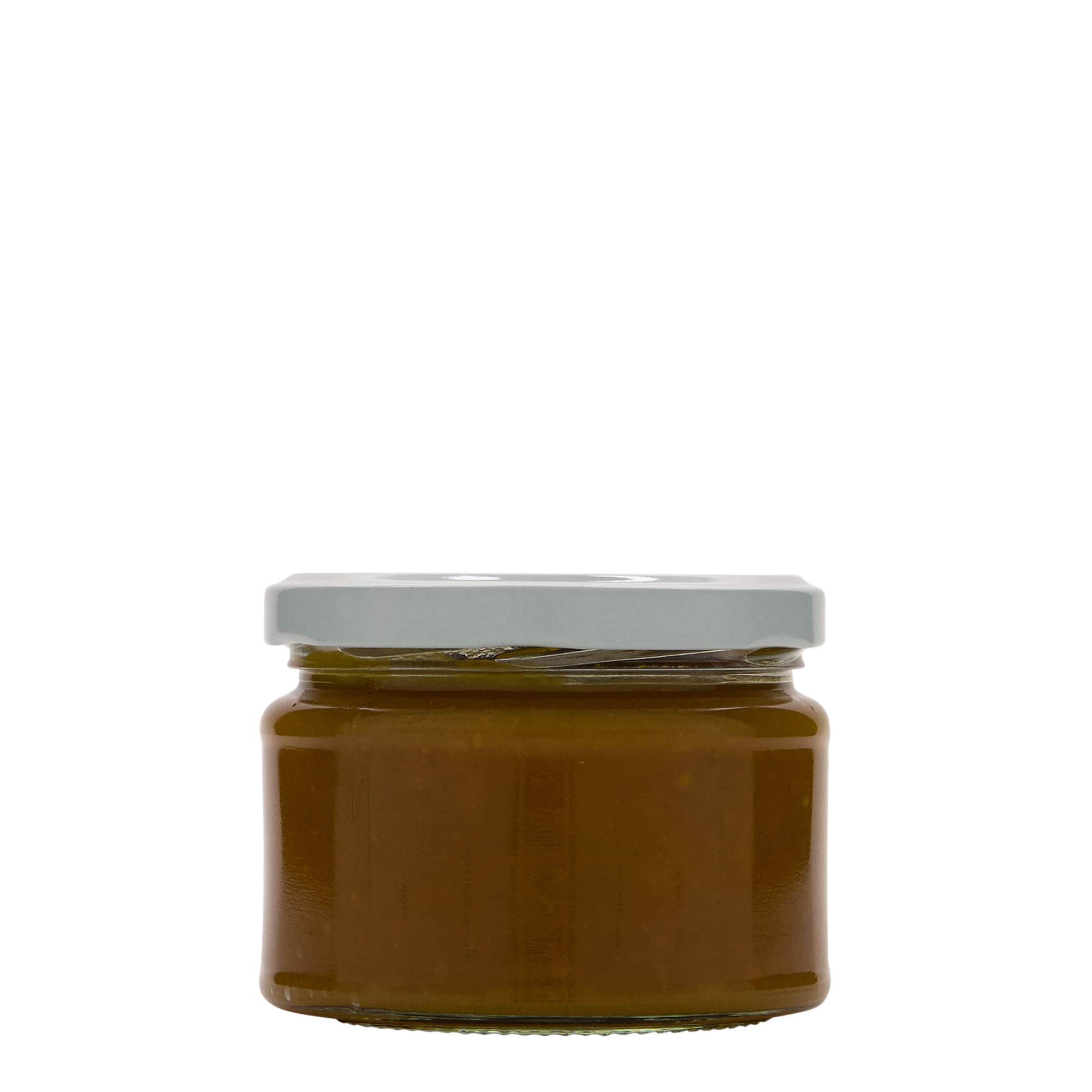 280 ml fladt rundt glas, åbning: Twist-off (TO 82)
