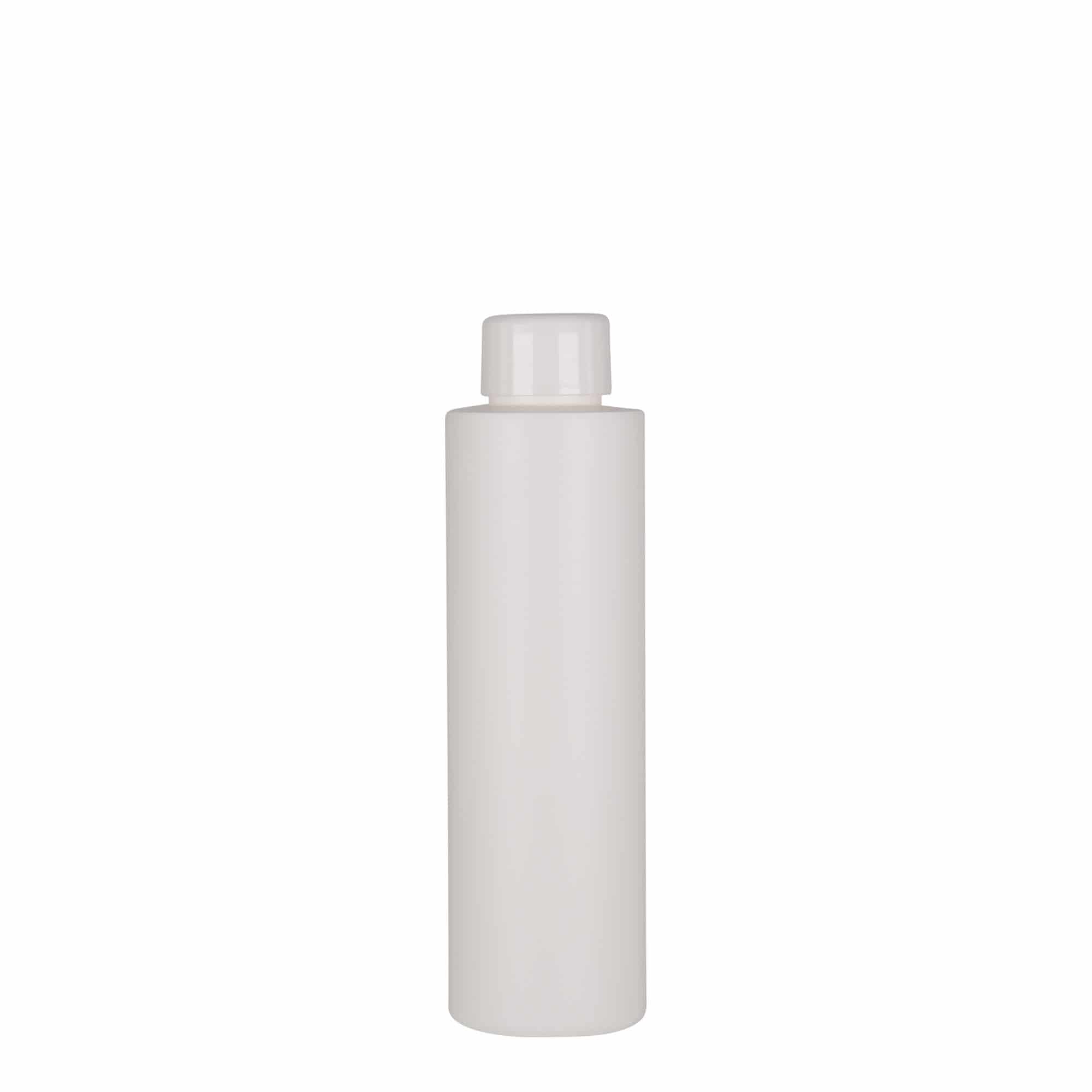 150 ml plastflaske 'Pipe', HDPE, hvid, åbning: GPI 24/410
