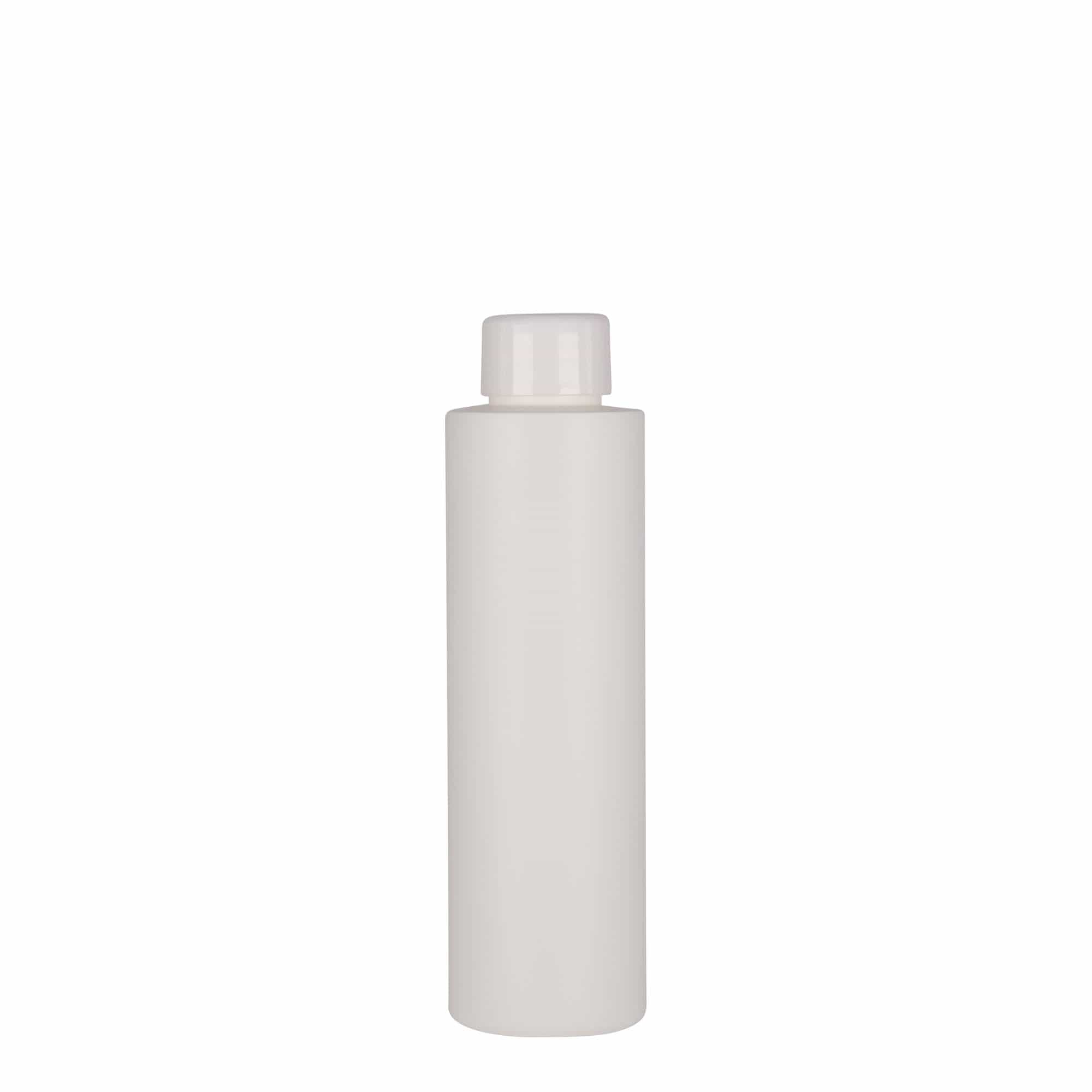 150 ml plastikflaske 'Pipe', HDPE, hvid, åbning: 24/410