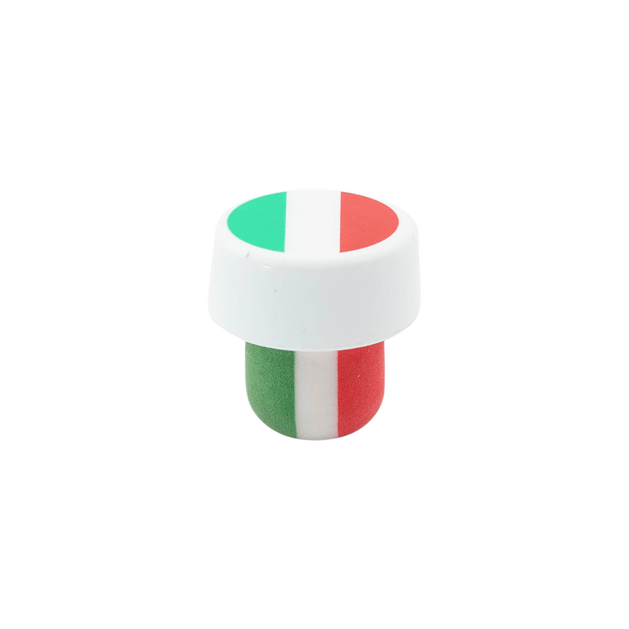 Grebskork 19 mm 'Italien', plast, flerfarvet, til munding: kork Grebskork 19 mm 'Italien', plast, flerfarvet, til munding: kork