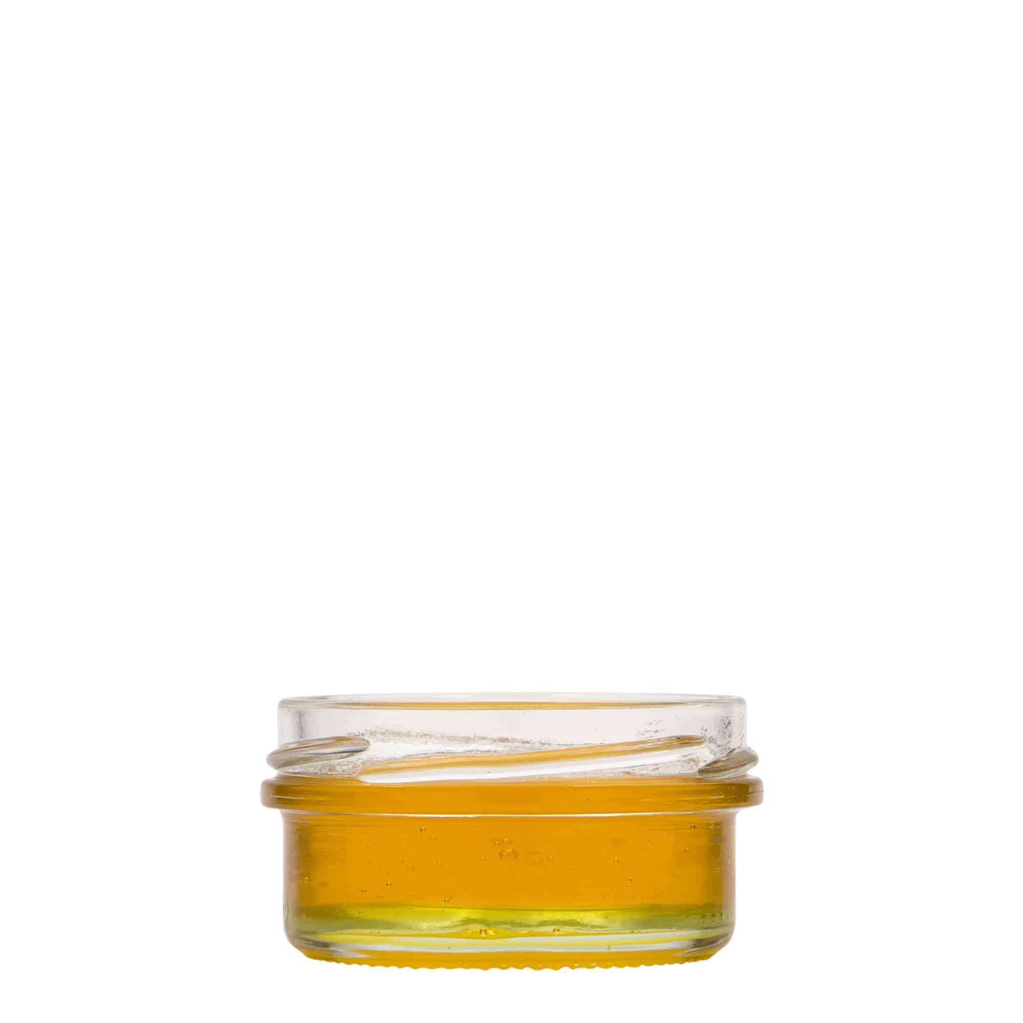 65 ml fladt sturzglas, åbning: twist-off (TO 66)
