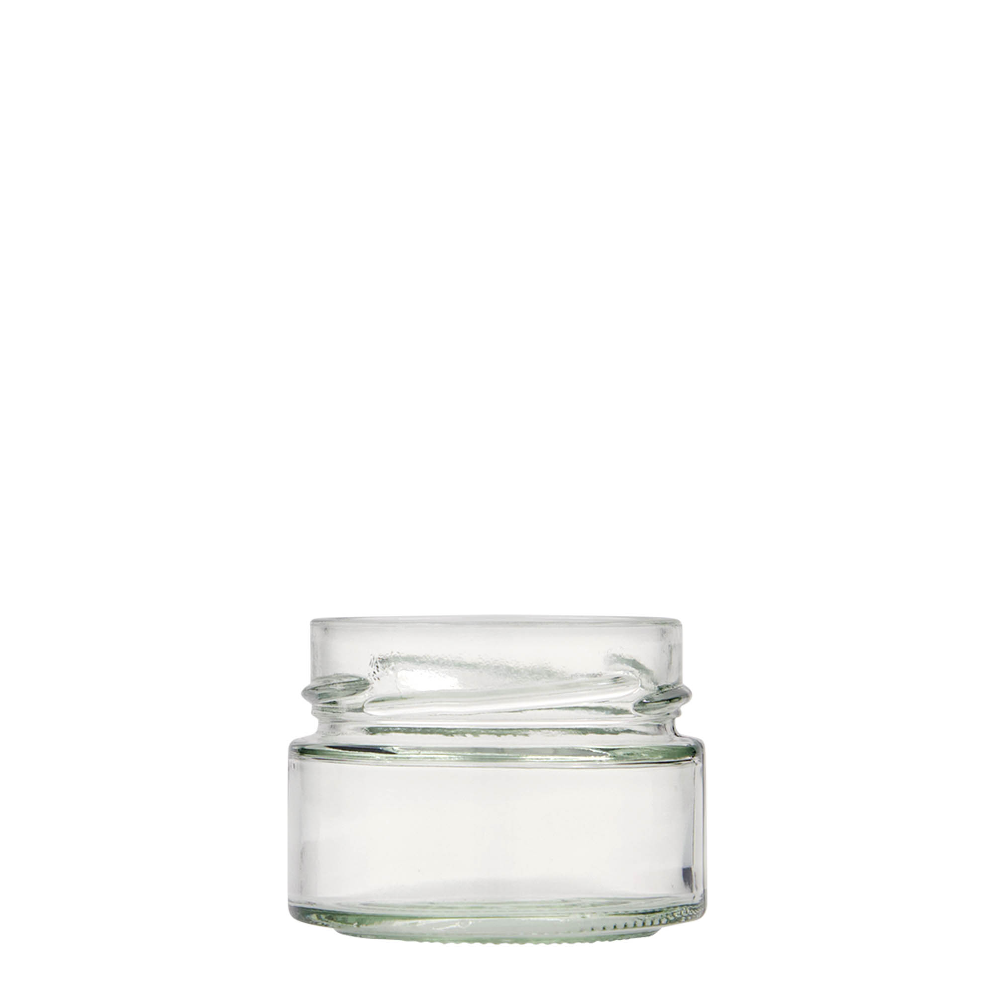 130 ml rundt glas 'Aurora', åbning: Deep-Twist-Off (DTO 66)
