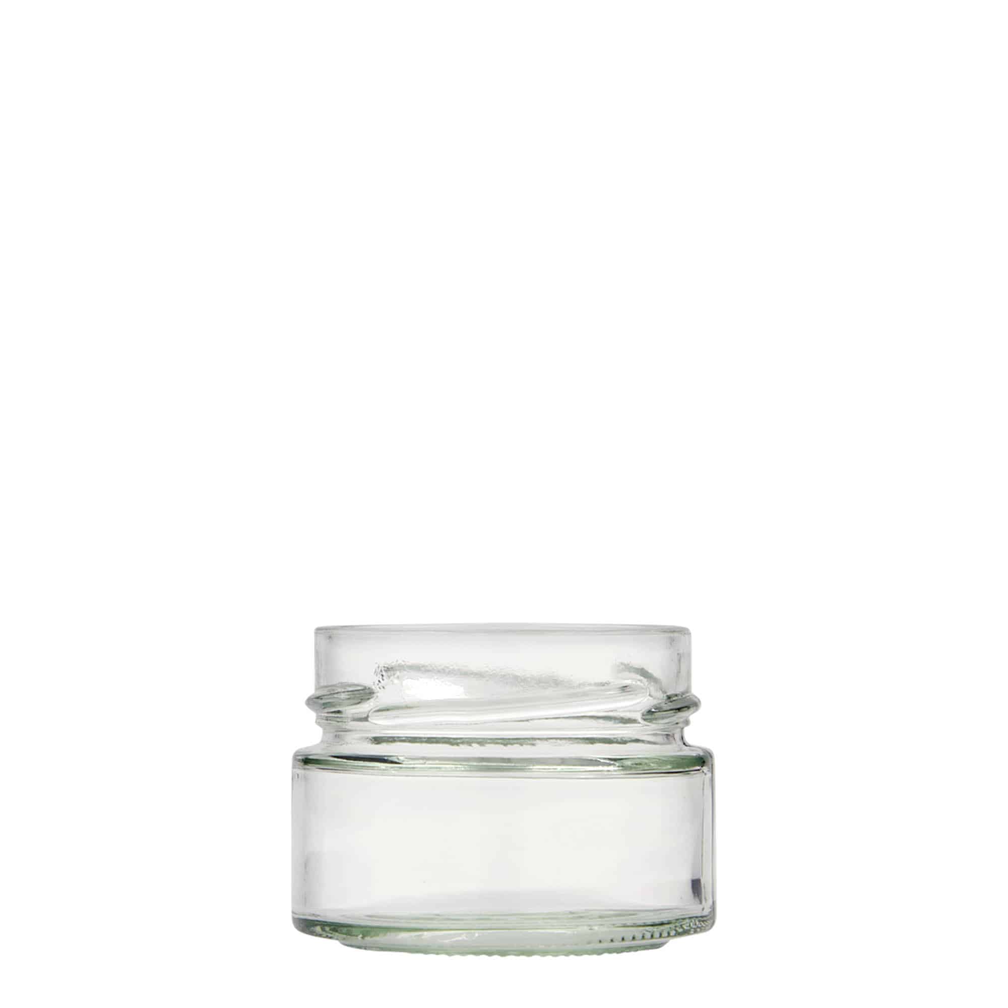 130 ml rundt glas 'Aurora', åbning: Deep-Twist-Off (DTO 66)