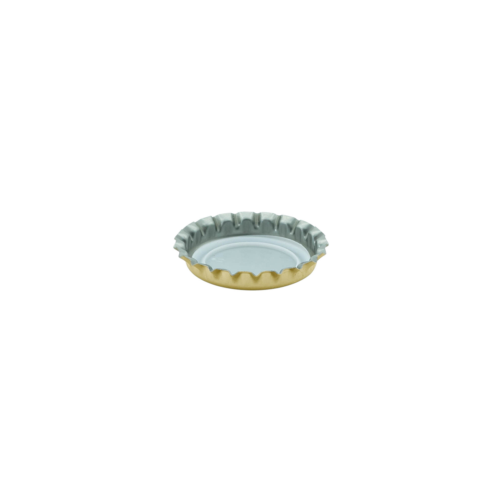 Kapsel 26 mm, metal, guld Kapsel 26 mm, metal, guld